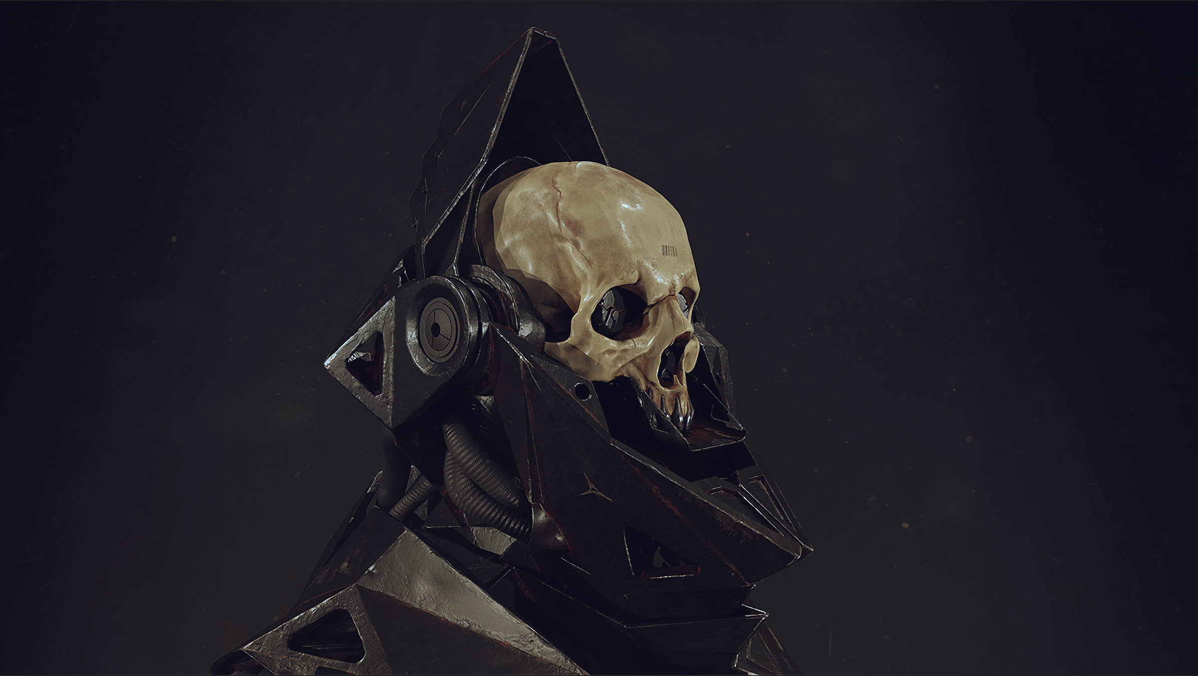 skull robot cyber 2k
