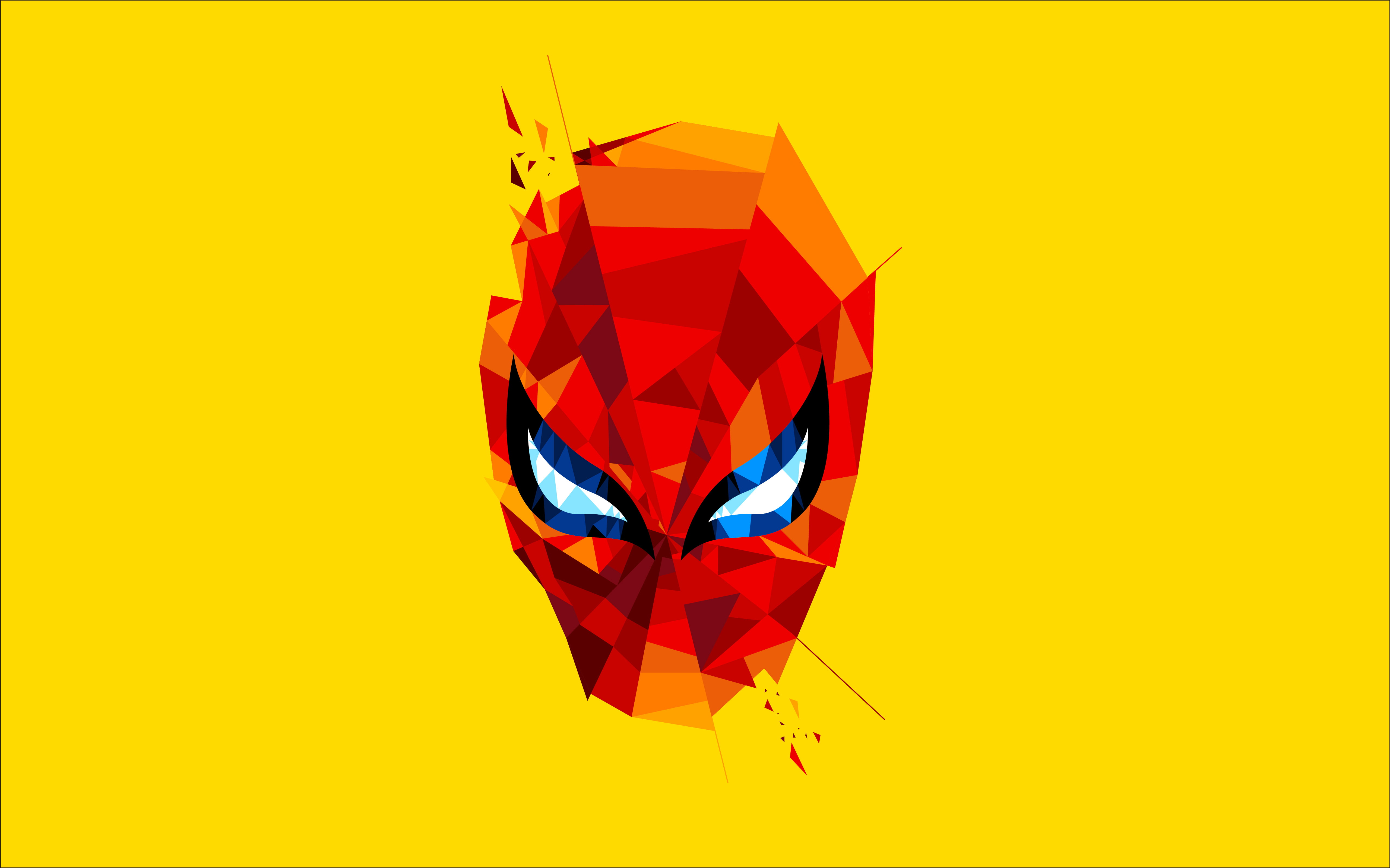 spiderman artwork mask hd artist digital art superheroes 2k 4k 5k