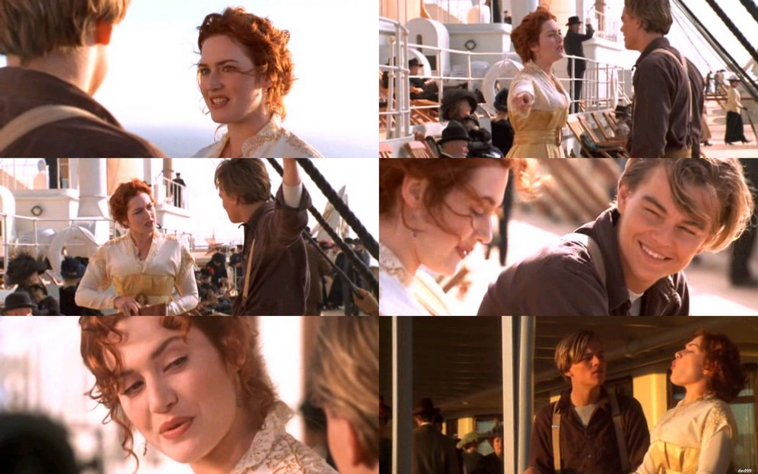 titanic photo collage actress hollywood 2k