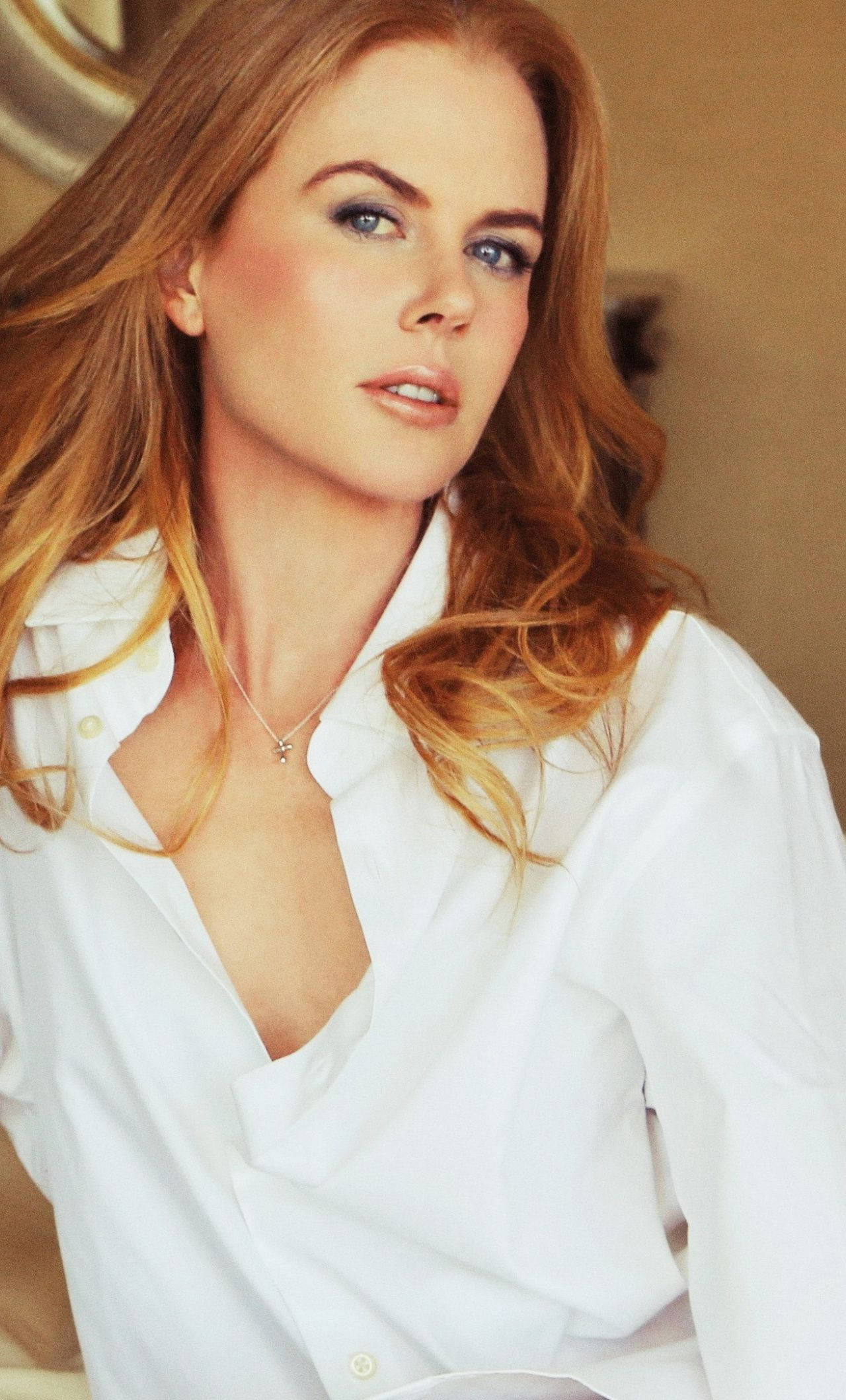 seductive nicole kidman in red hair actress hollywood