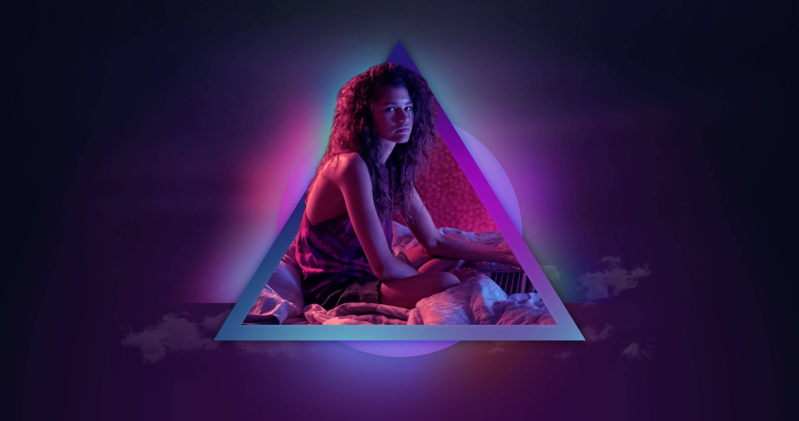euphoria purple triangle actress hollywood 2k 4k 5k