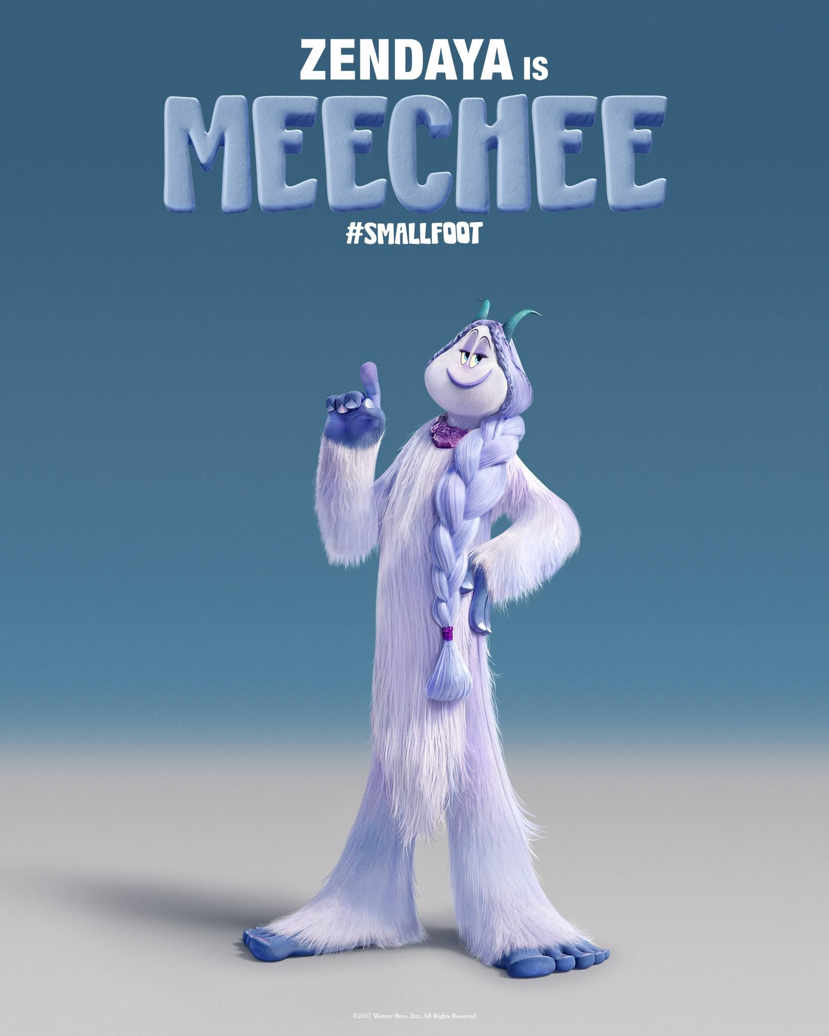 smallfoot zendaya as meechee actress hollywood