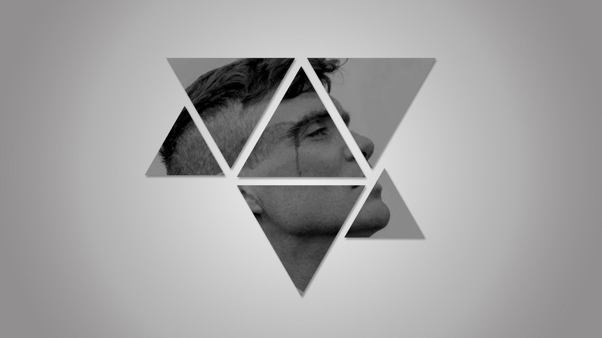 abstract Cillian Murphy Peaky Blinders Thomas Shelby Triangle