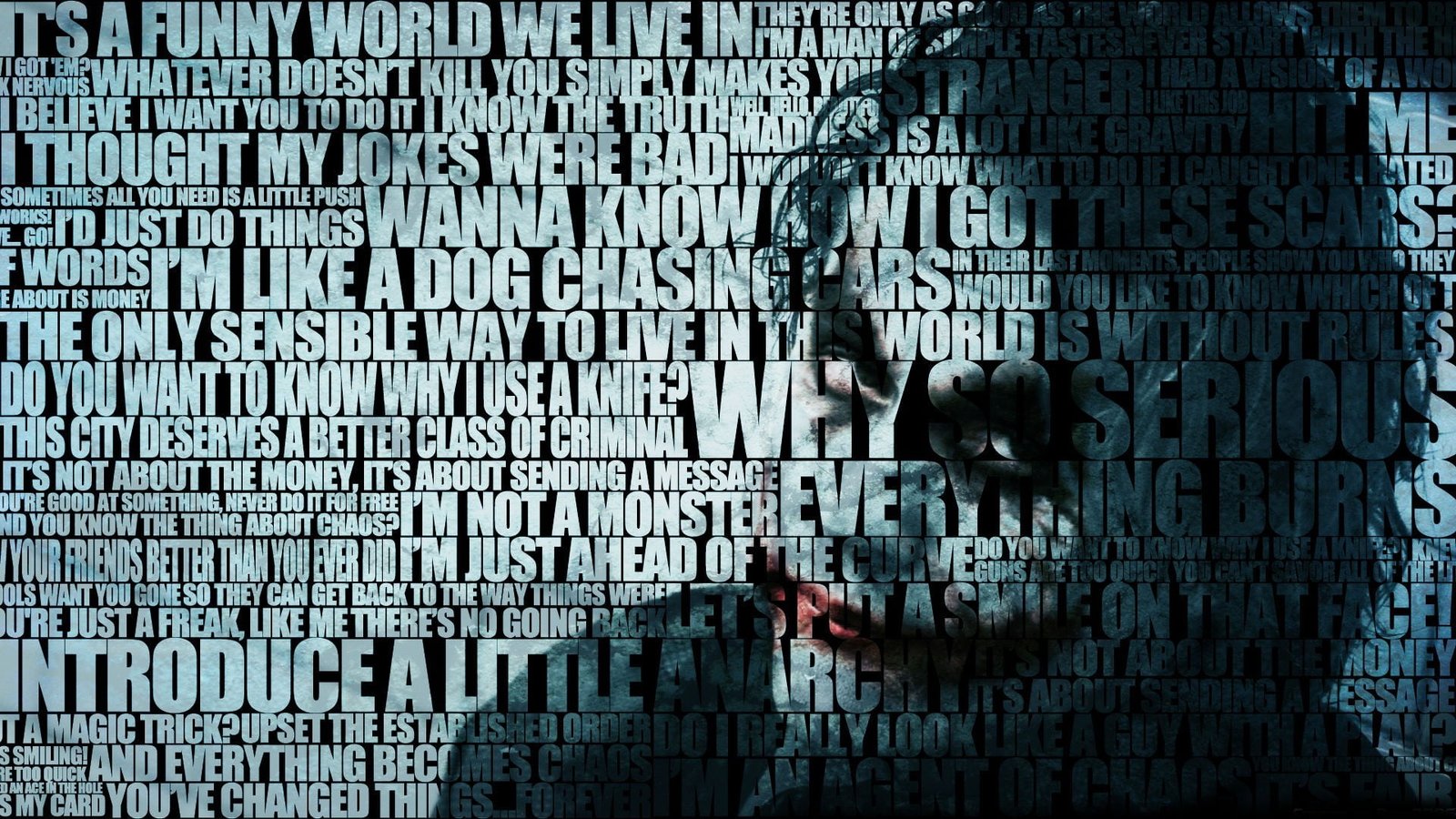Batman Joker poster The Dark Knight Heath Ledger movies quote