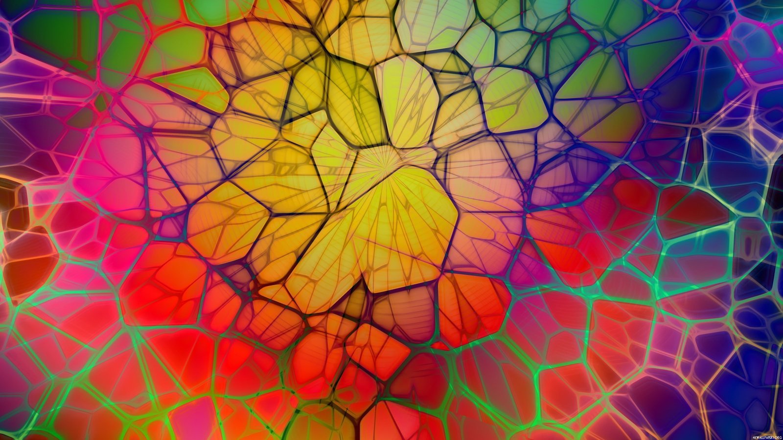 multicolored abstract illustration digital art colorful CGI 95 2k