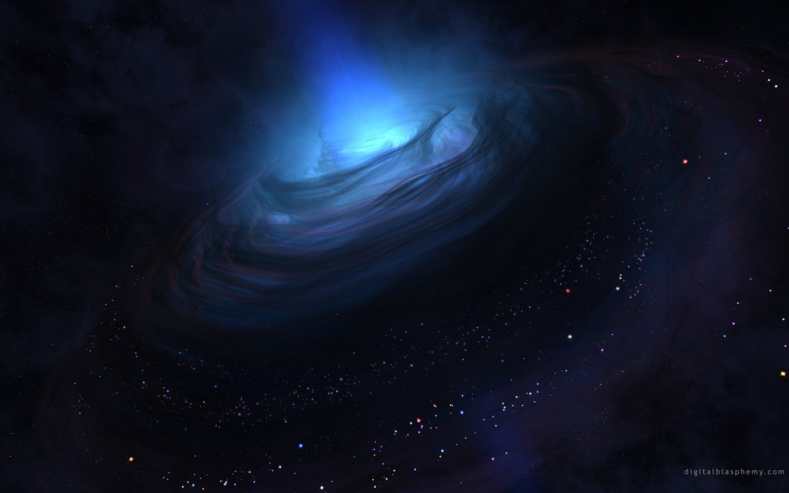 nebula digital wallpaper space art stars Digital Blasphemy 2k