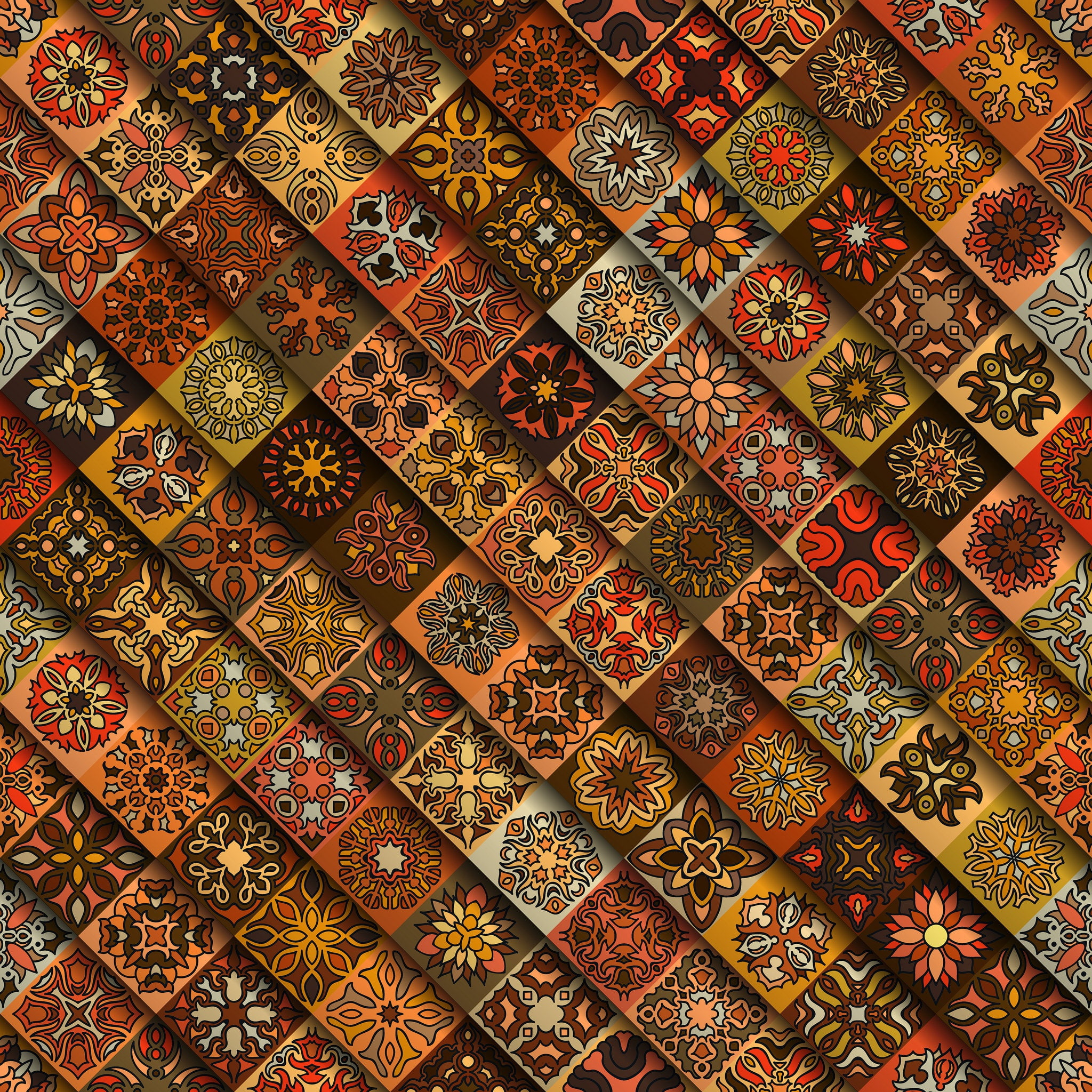 pattern abstract texture mandala backgrounds full frame 2k