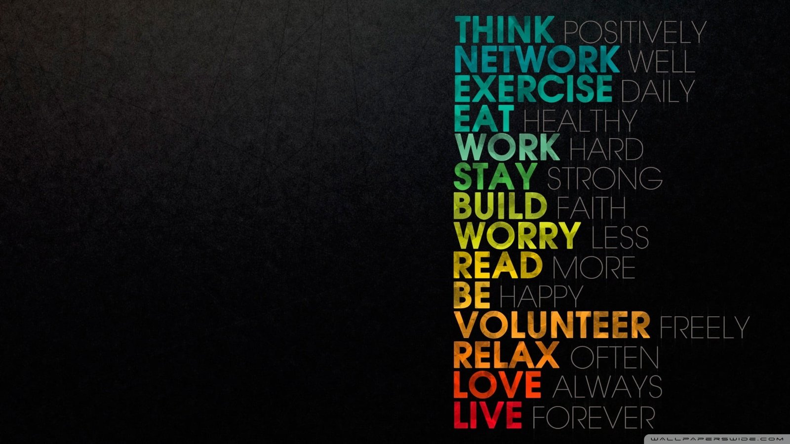 think positively network well text exercising motivational