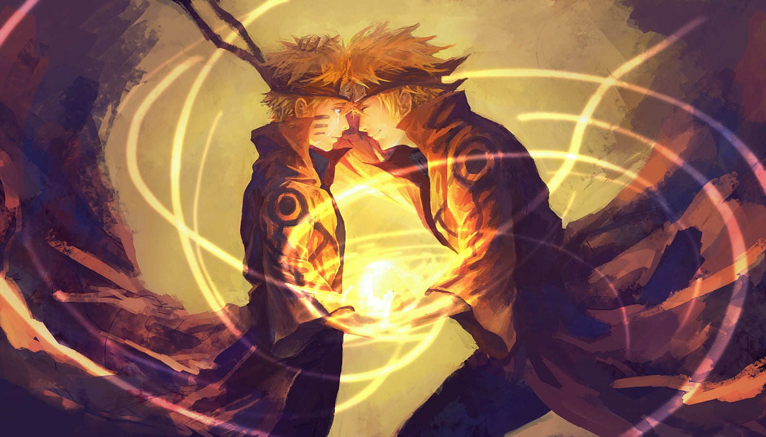 Uzumaki Naruto Shippuuden Namikaze Minato crying Rasengan