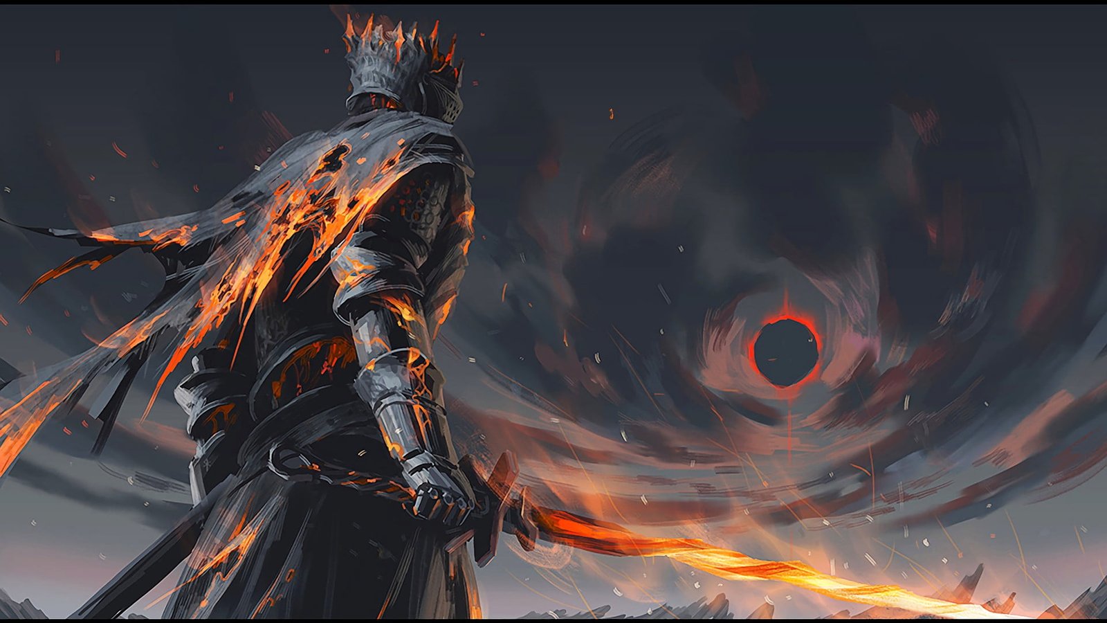 warrior holding sword wallpaper video game screenshot fantasy art 26
