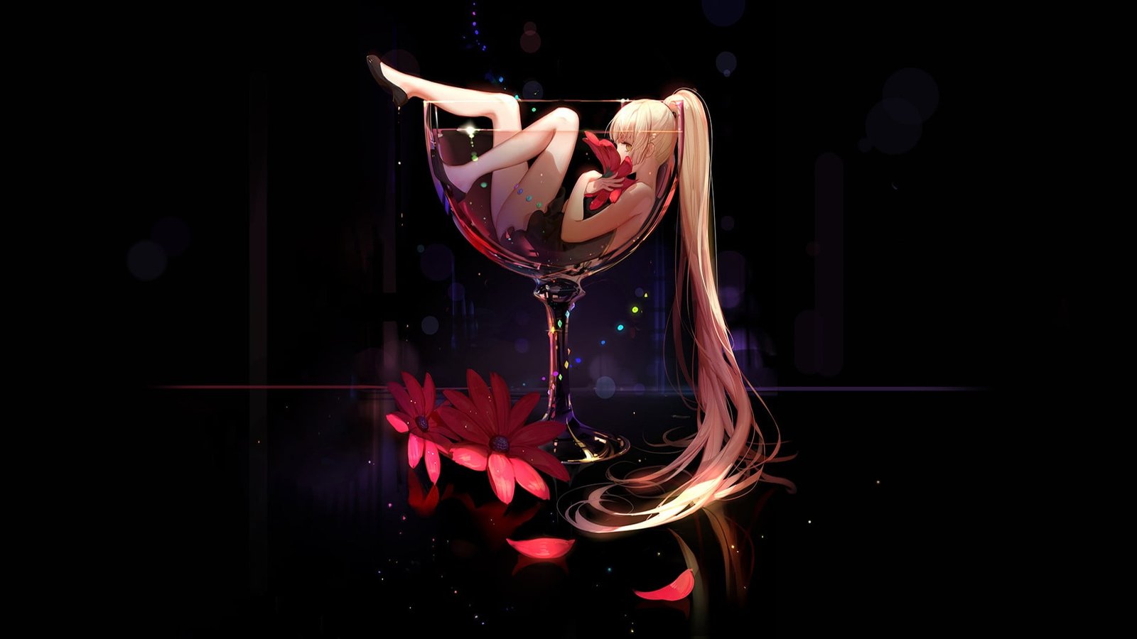 white haired female anime character wallpaper untitled girls