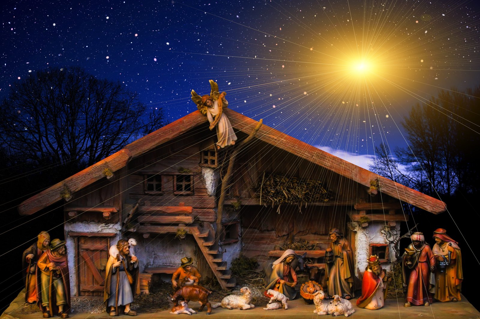 photo of The Nativity illustration christmas clinic birth 2k 4k 5k