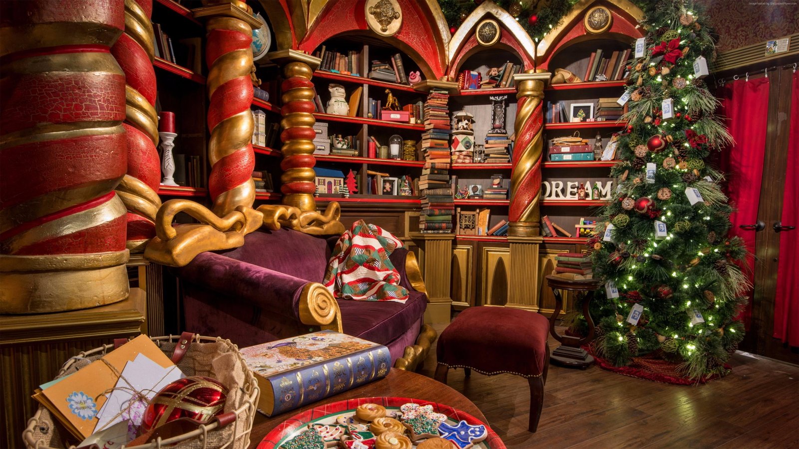 christmas decoration interior design home living room holiday 2k