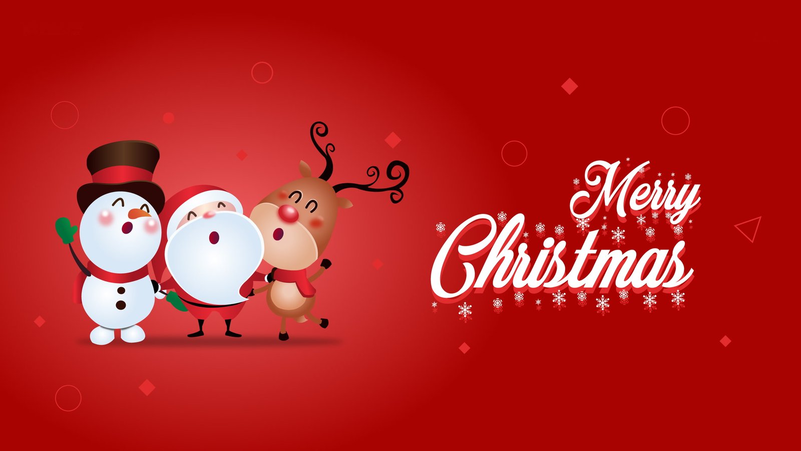 Snowman Merry Christmas Santa Claus 2k