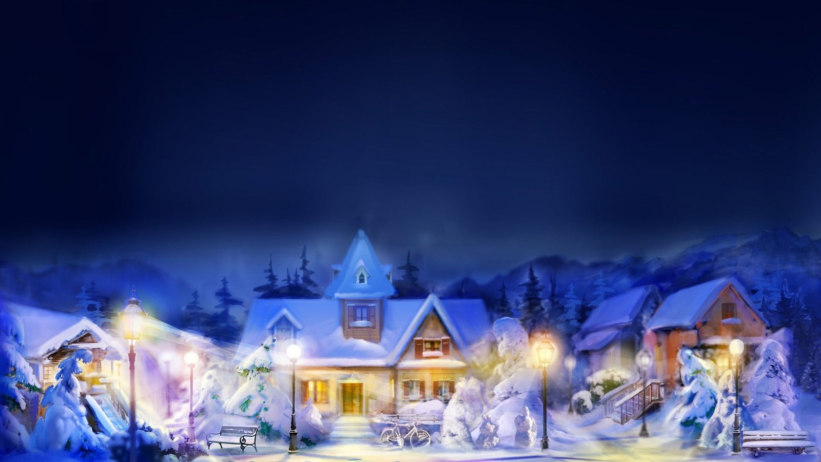 brown houses wallpaper architecture building digital art painting