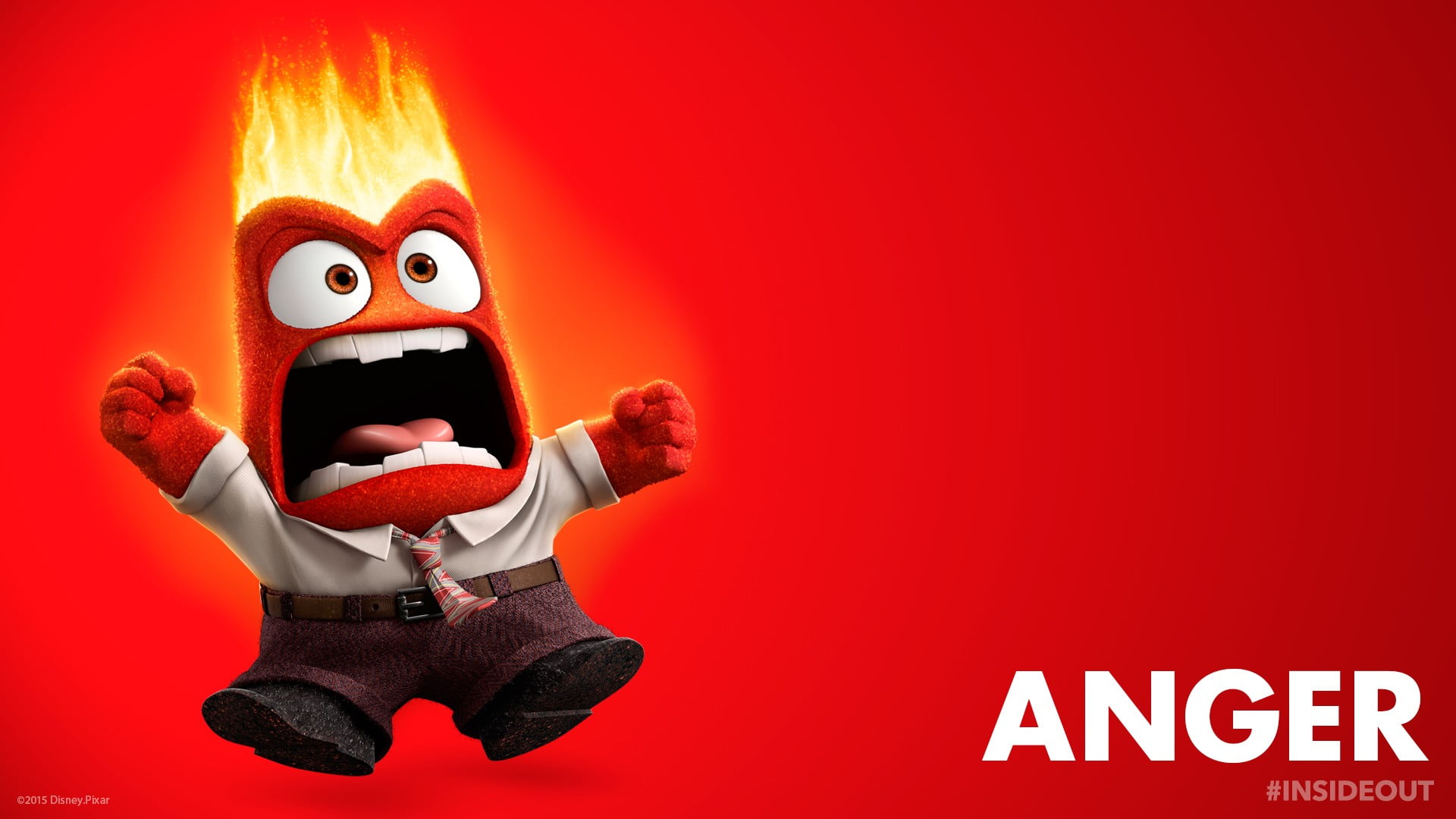 Inside Out Anger wallpaper celebration toy red representation