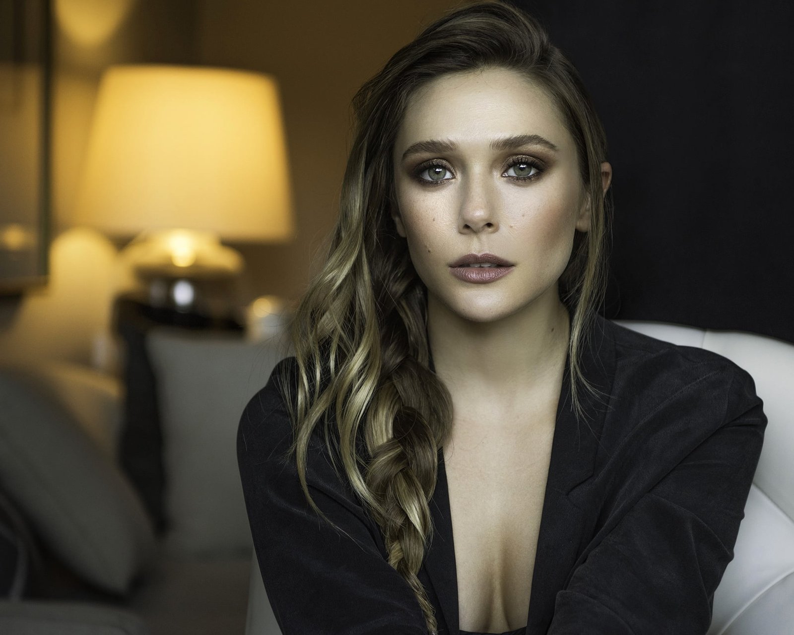 Actresses Elizabeth Olsen American Braid Brunette 2k