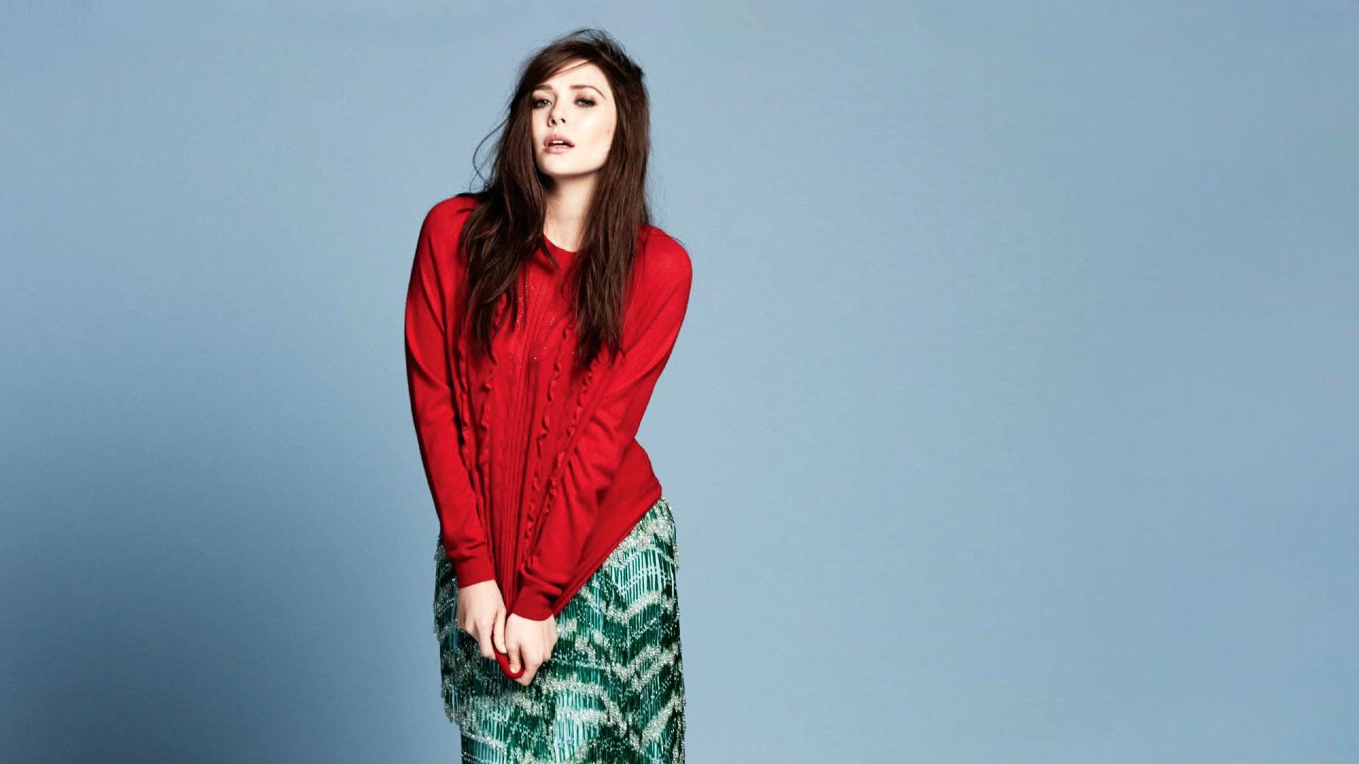 Actresses Elizabeth Olsen