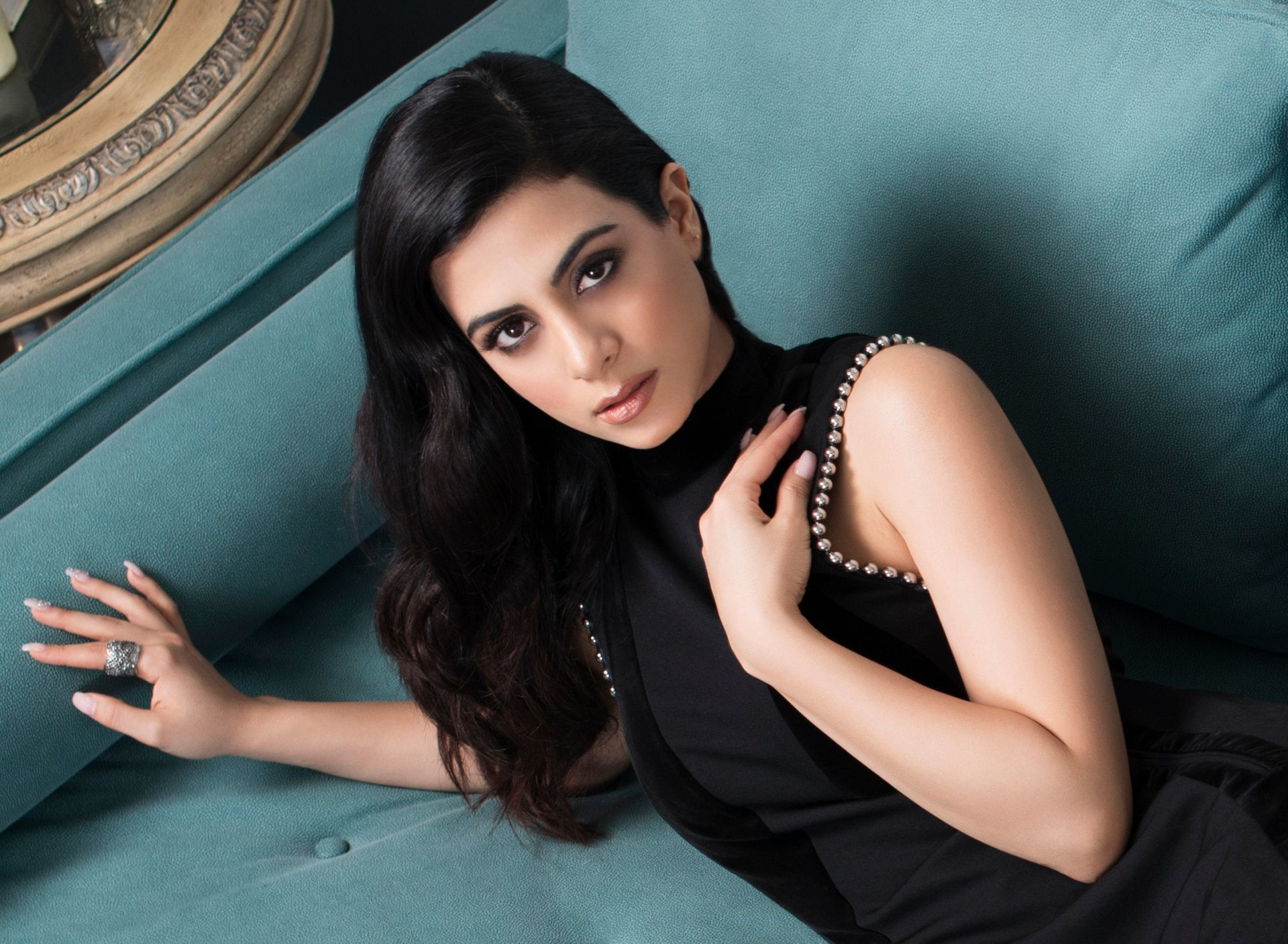 Actresses Emeraude Toubia Brown Eyes Brunette Canadian