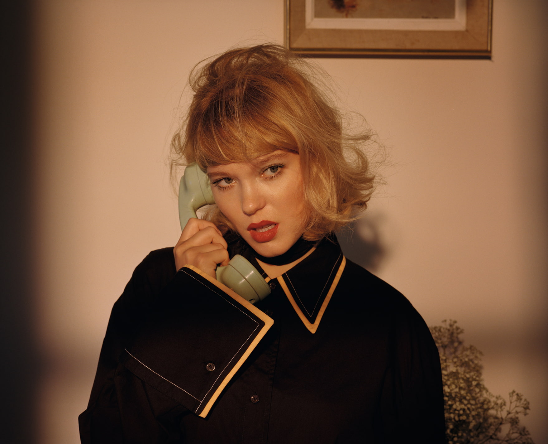 actress women L a Seydoux French one person portrait