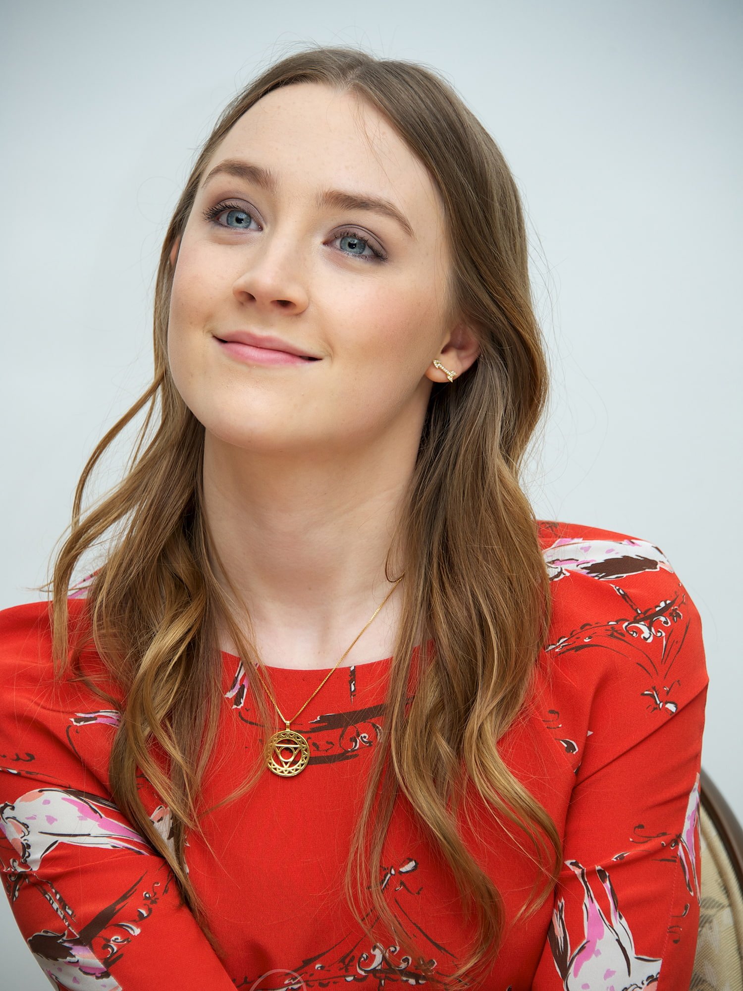 actress women Saoirse Ronan blue eyes