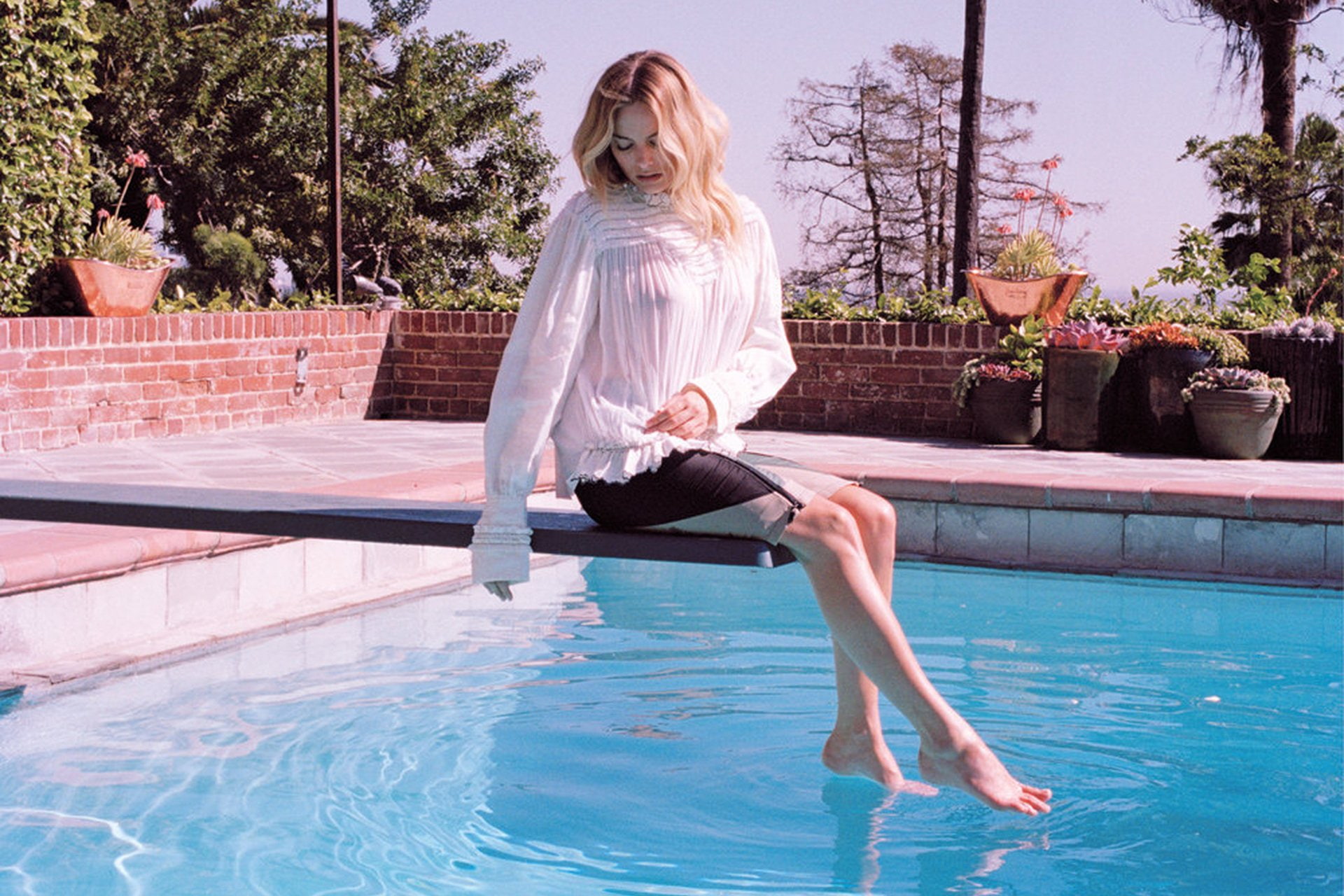 Actresses Margot Robbie Australian Blonde