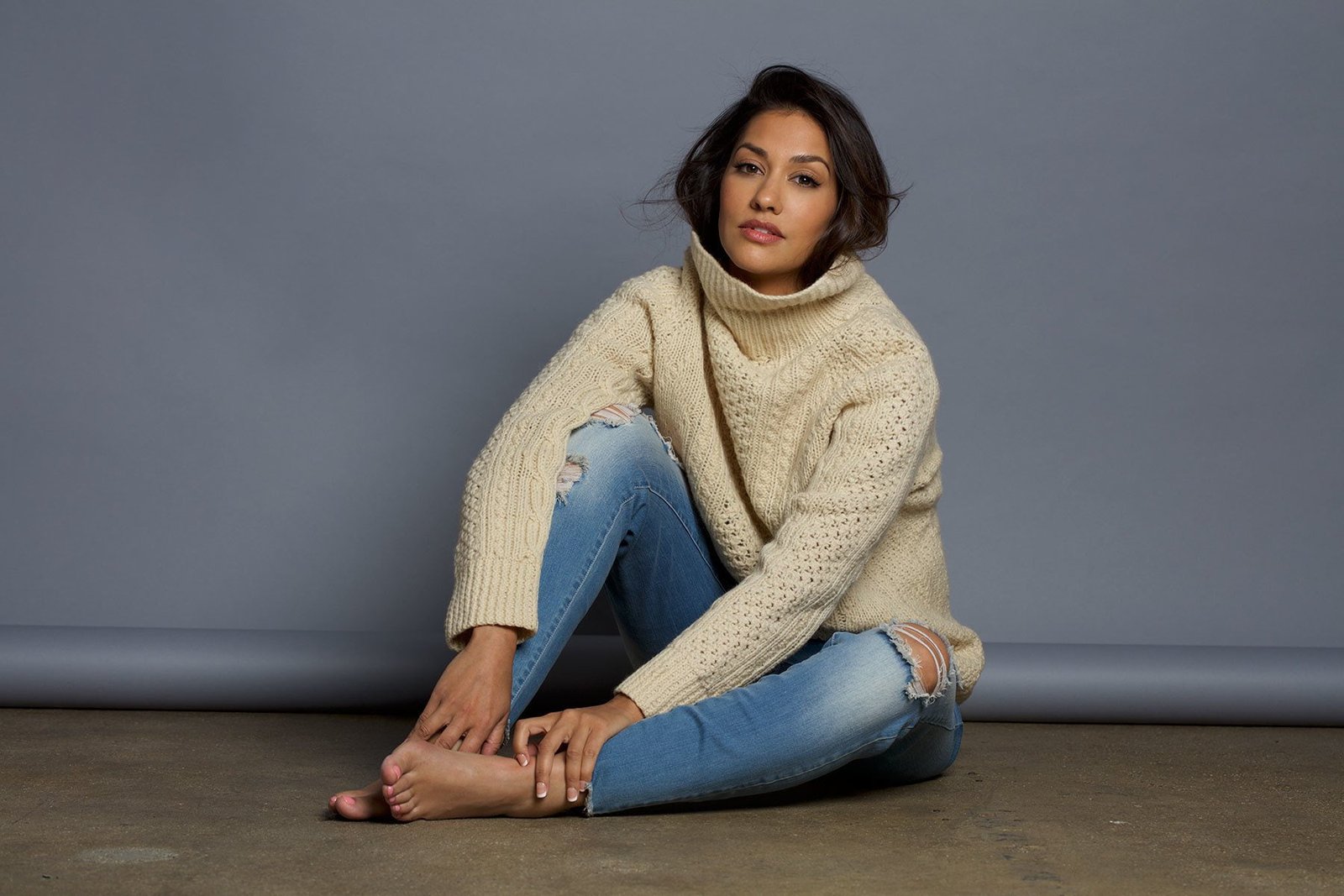 Actresses Janina Gavankar American Brown Eyes Brunette