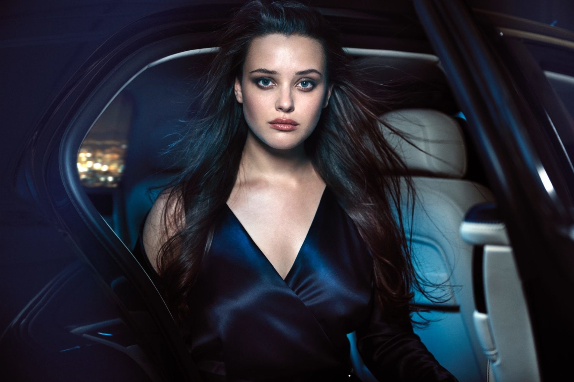 Actresses Katherine Langford Australian Blue Eyes Brunette