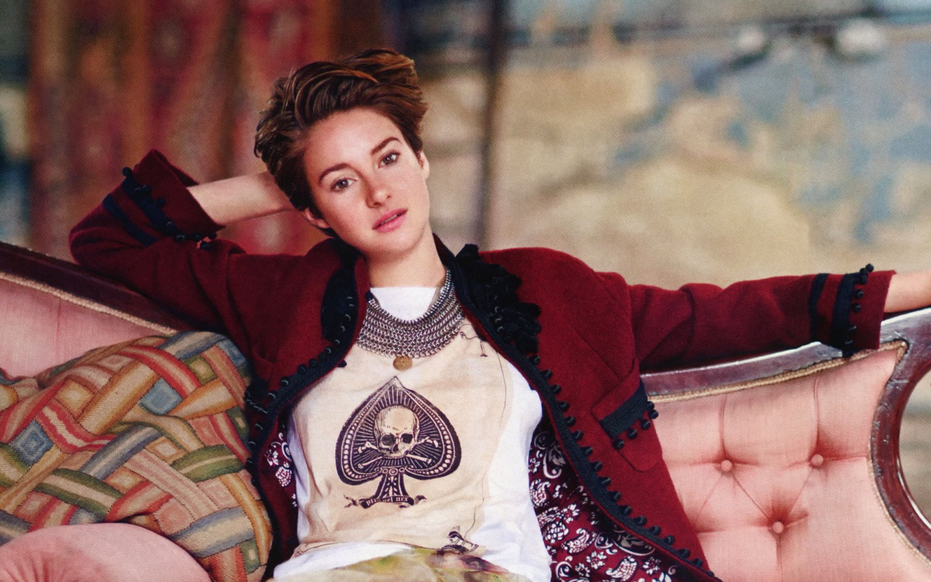 Actresses Shailene Woodley American Brown Eyes Brunette