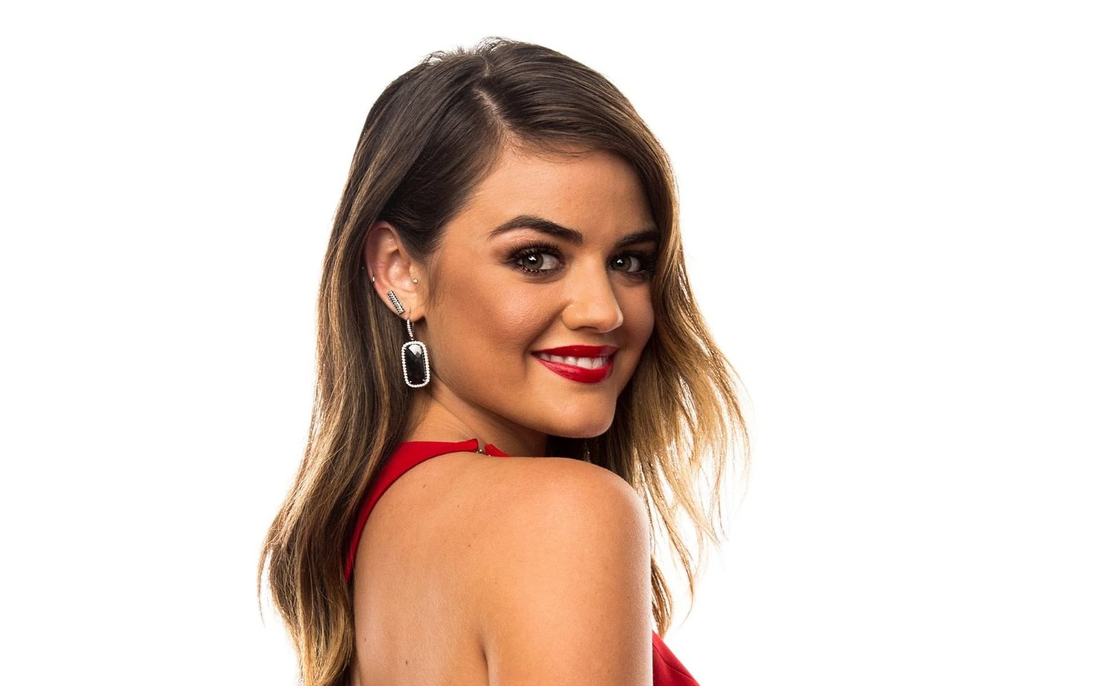 Actresses Lucy Hale Brunette Singer
