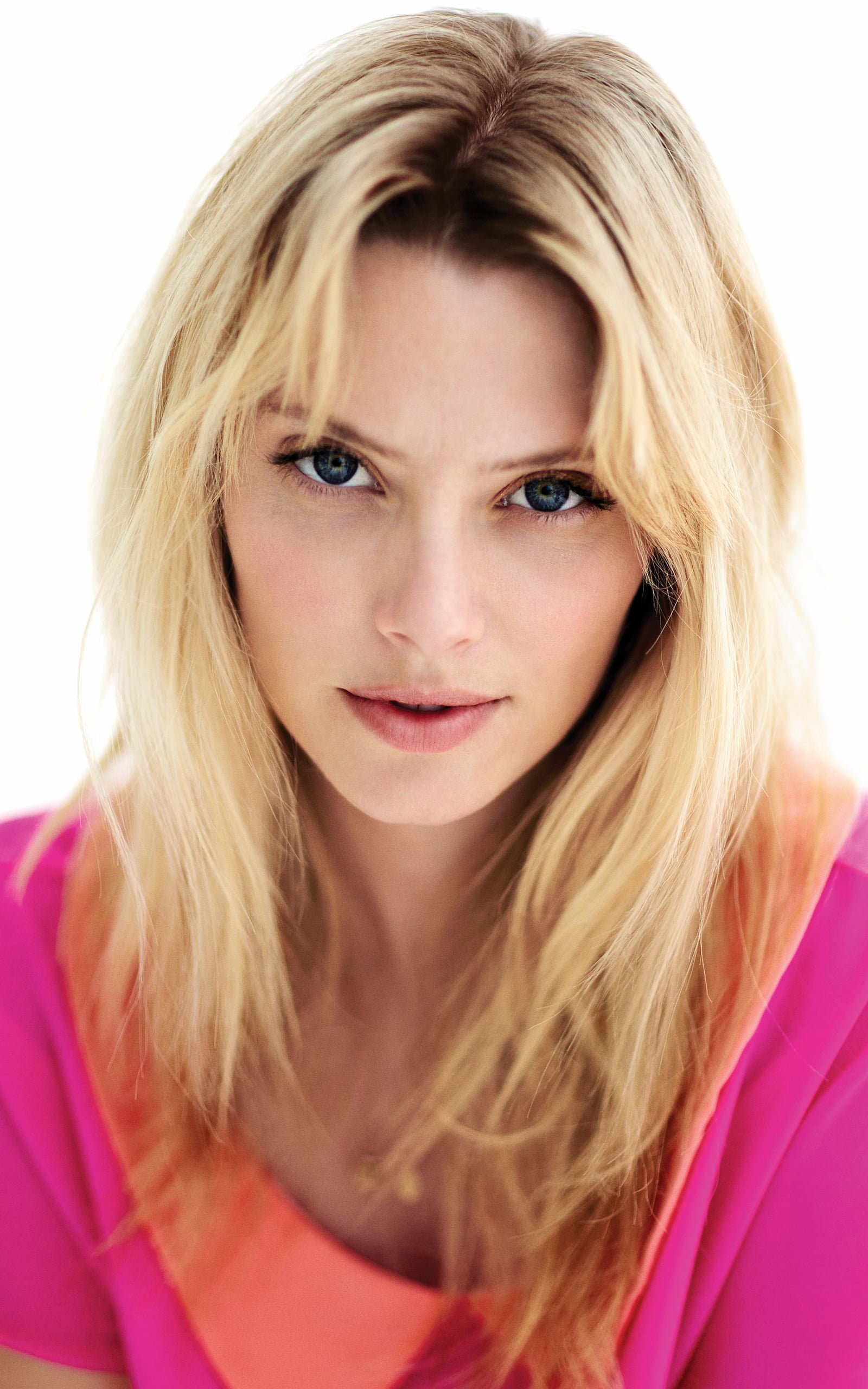 April Bowlby actress portrait display blonde hair blond