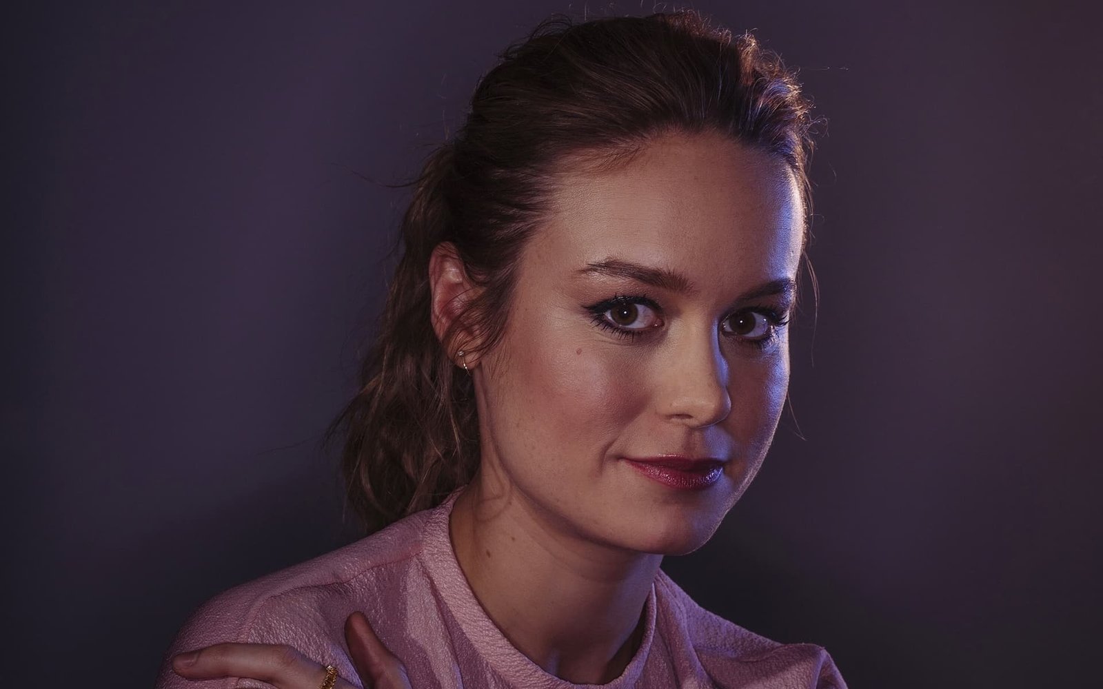 Celebrity Brie Larson Actress Brown Eyes Brunette