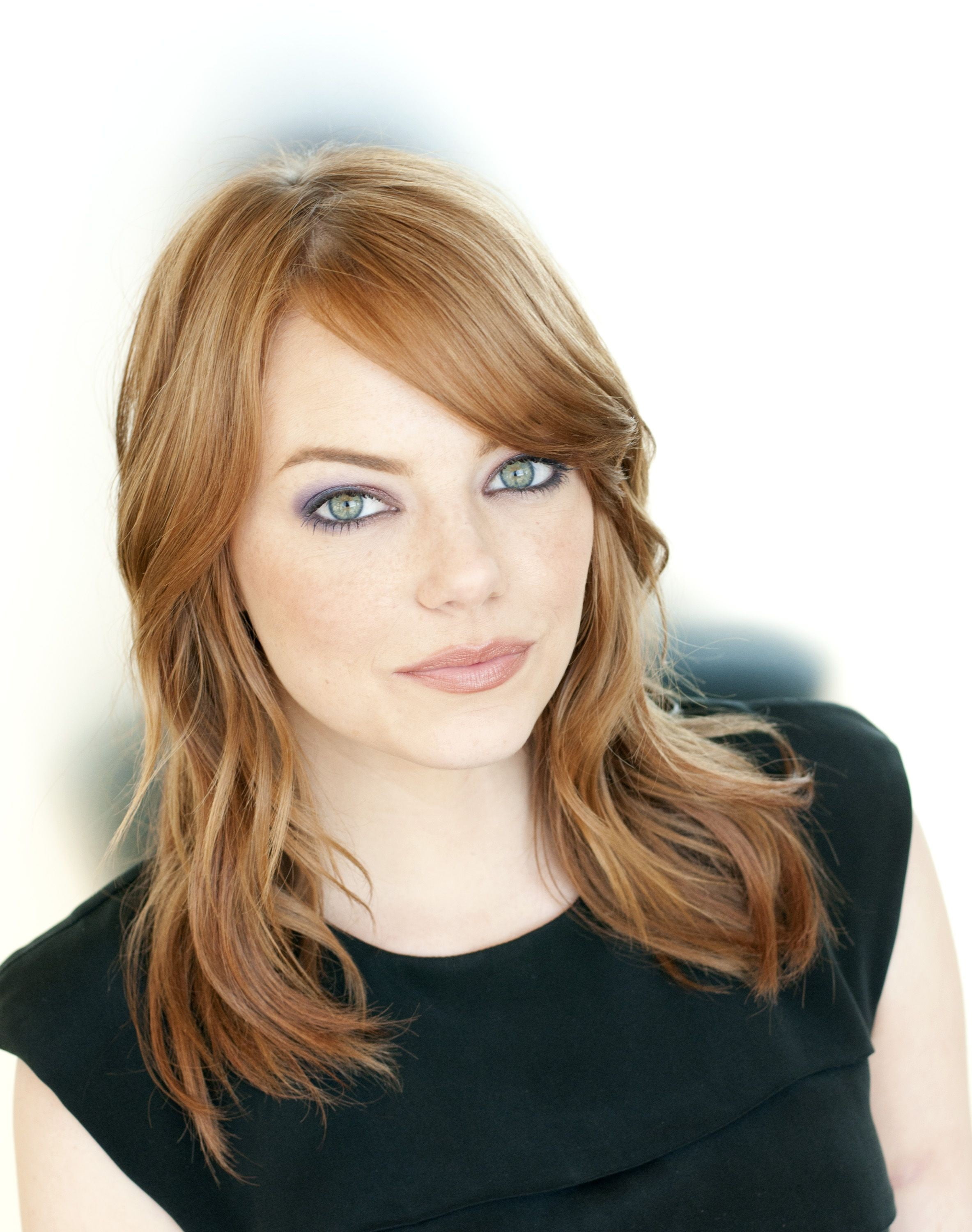 Emma Stone portrait face actress celebrity women beauty 2k