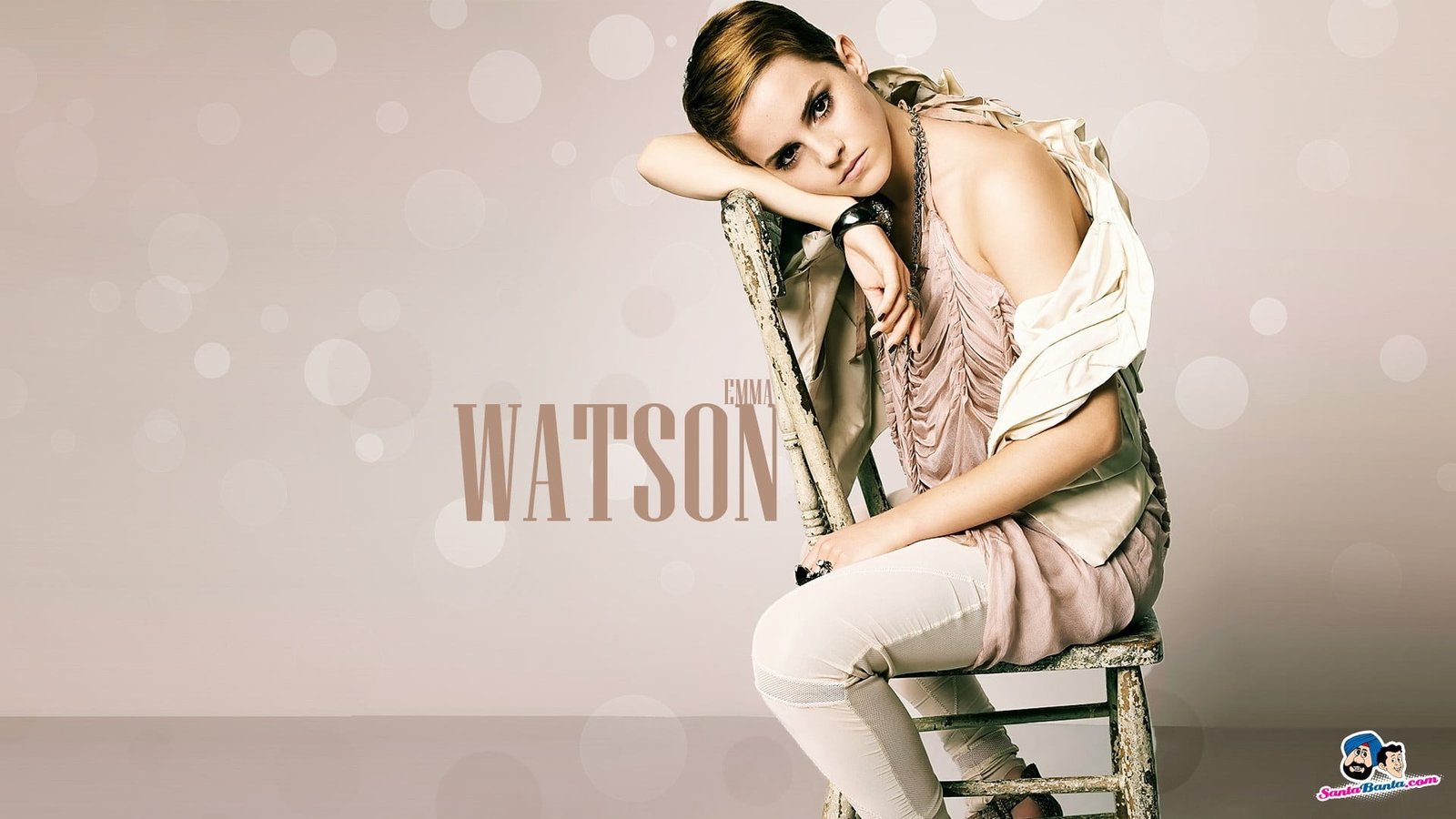 Emma Watson women chair painted nails actress one person
