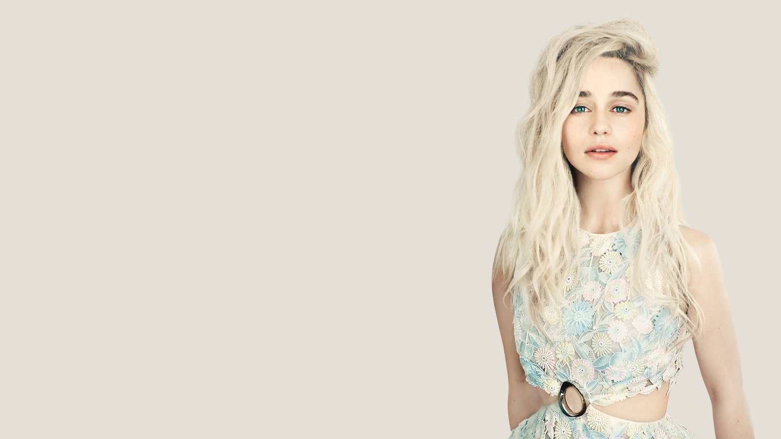 Emilia Clarke celebrity people actress women green eyes 2k
