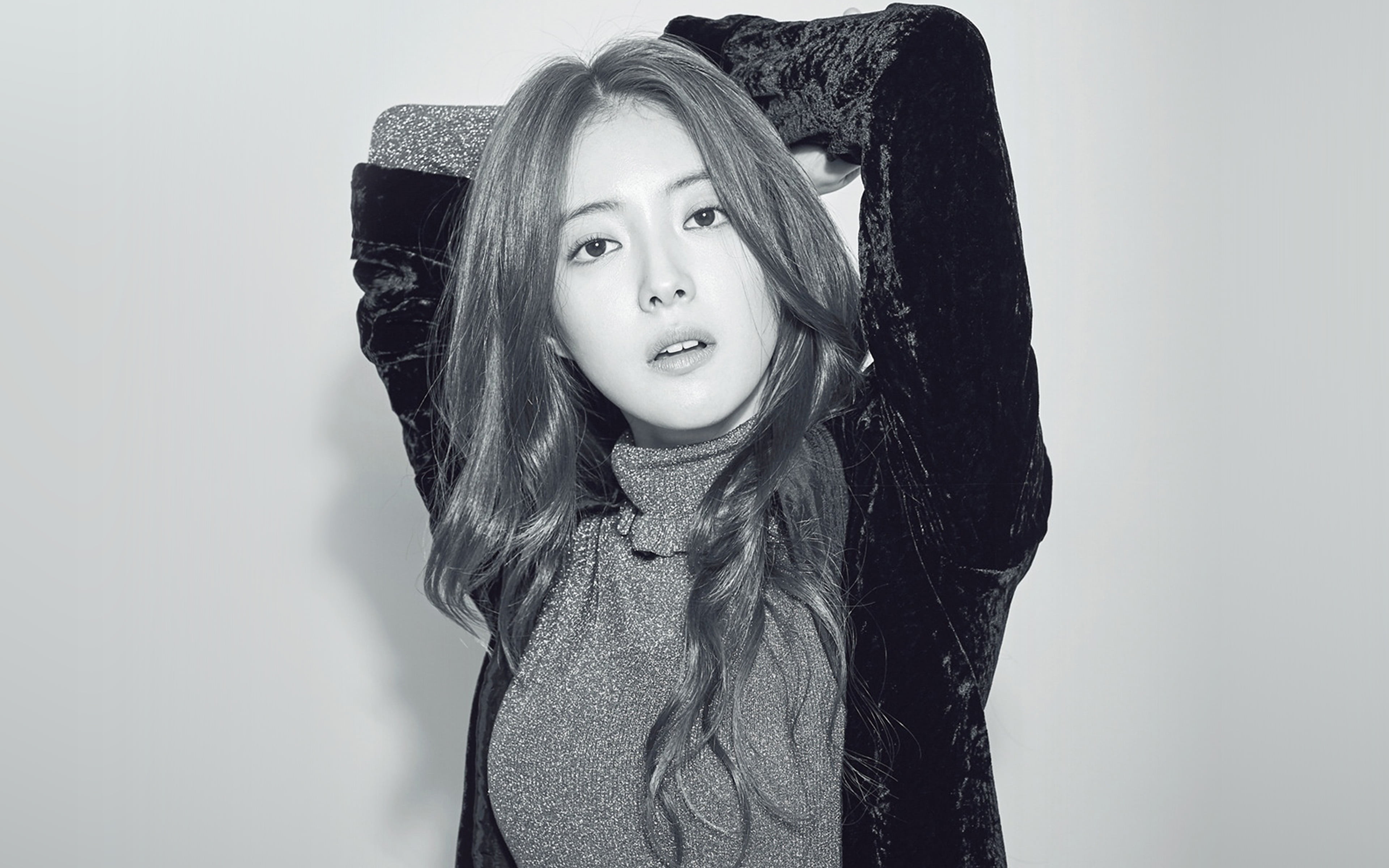 girl bw leeseyoung actress kpop korean one person looking at camera 2k