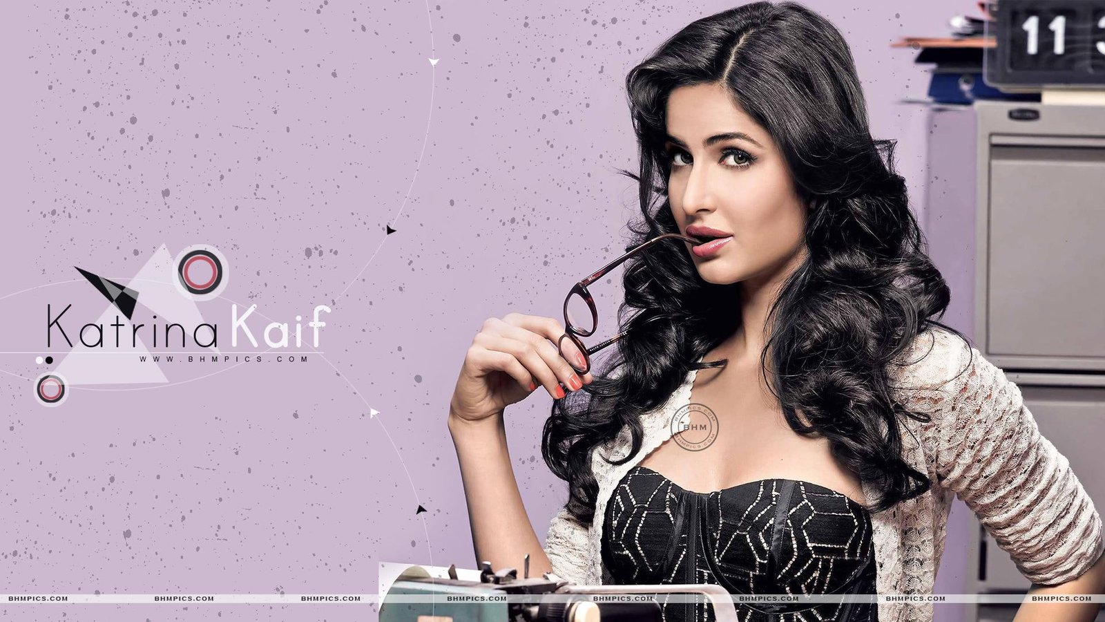 Katrina Kaif Brown Glasses katrina kaif illustration female celebrities