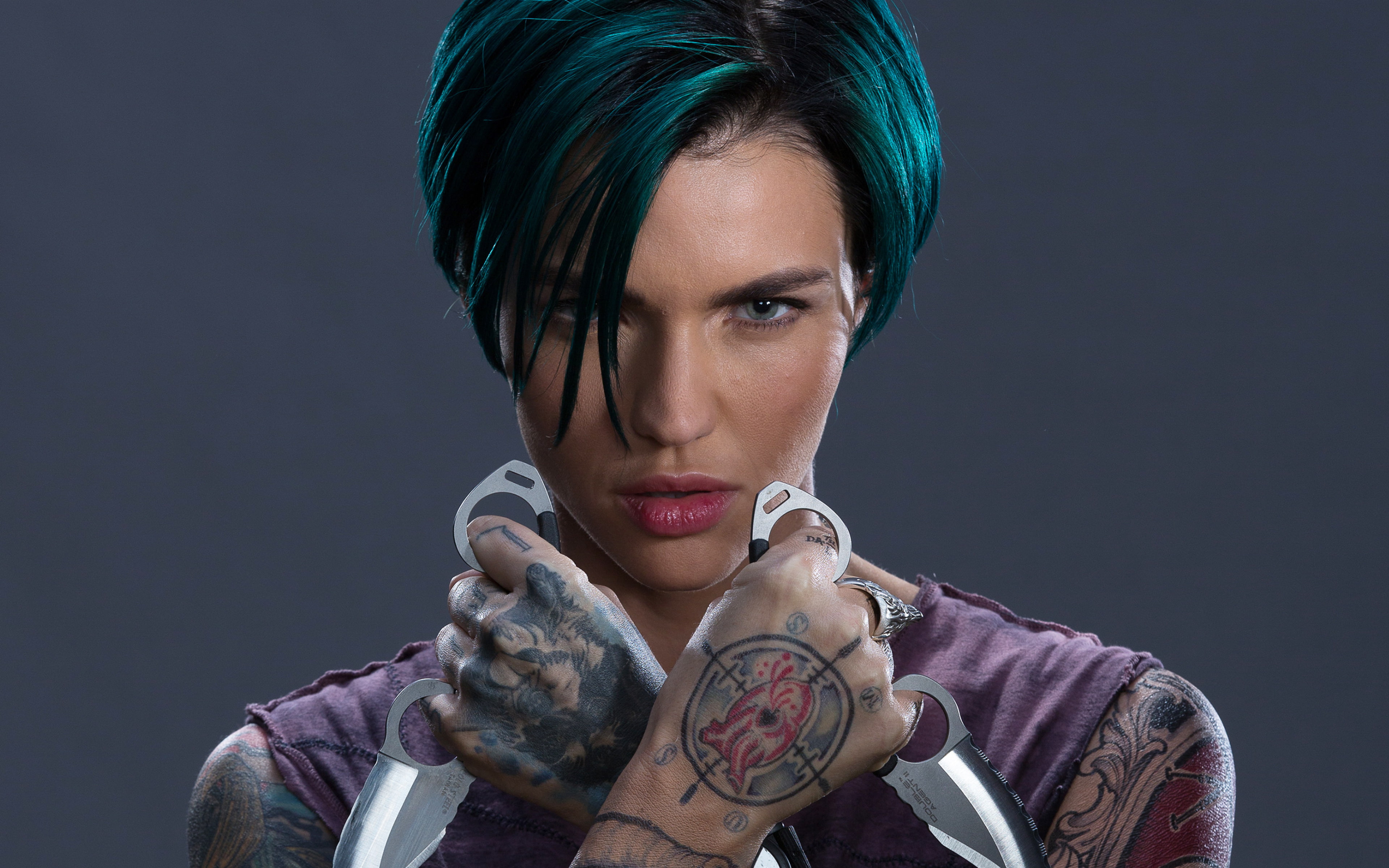 Movie xXx Return of Xander Cage Actress Face Ruby Rose 2k