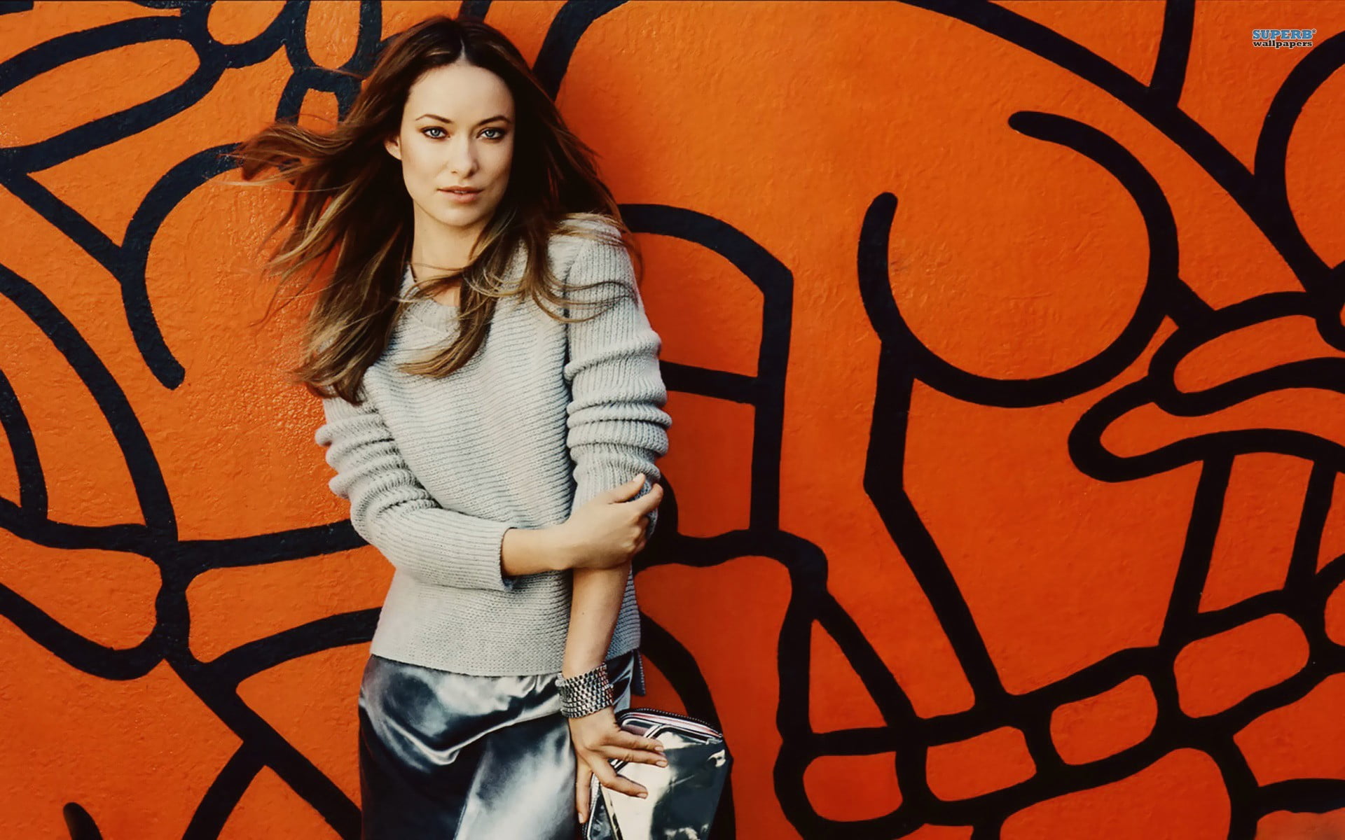 Olivia Wilde model actress one person front view standing 54