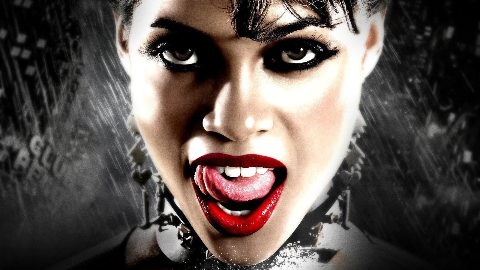 Sin City Rosario Dawson red lipstick actress