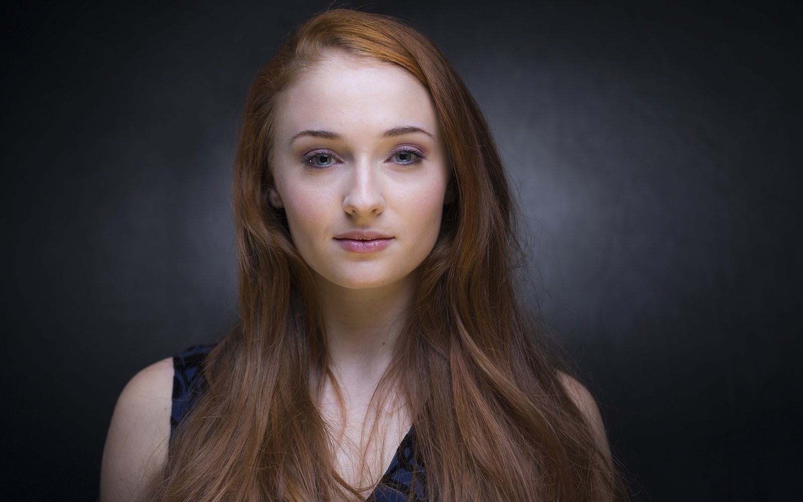 Sophie Turner actress women redhead celebrity portrait 2k 4k 5k