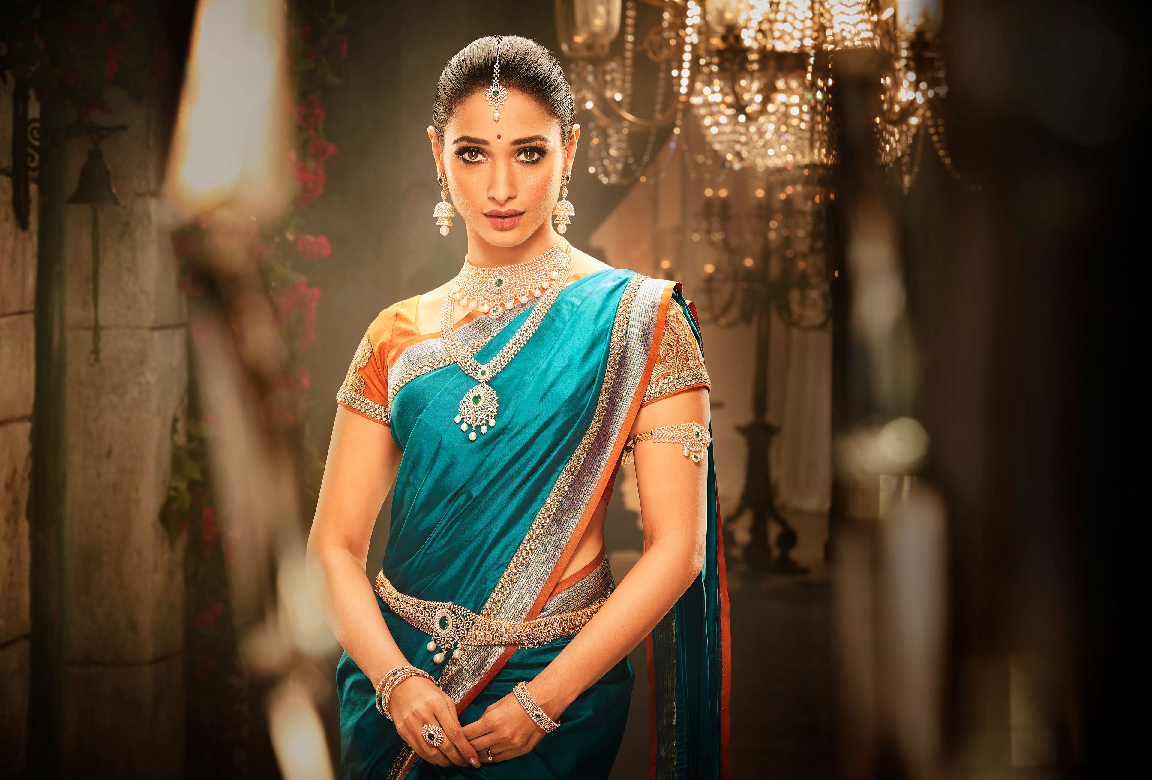 Tamannaah Ethnic wear Traditional Saree South Indian Actress 52 2k