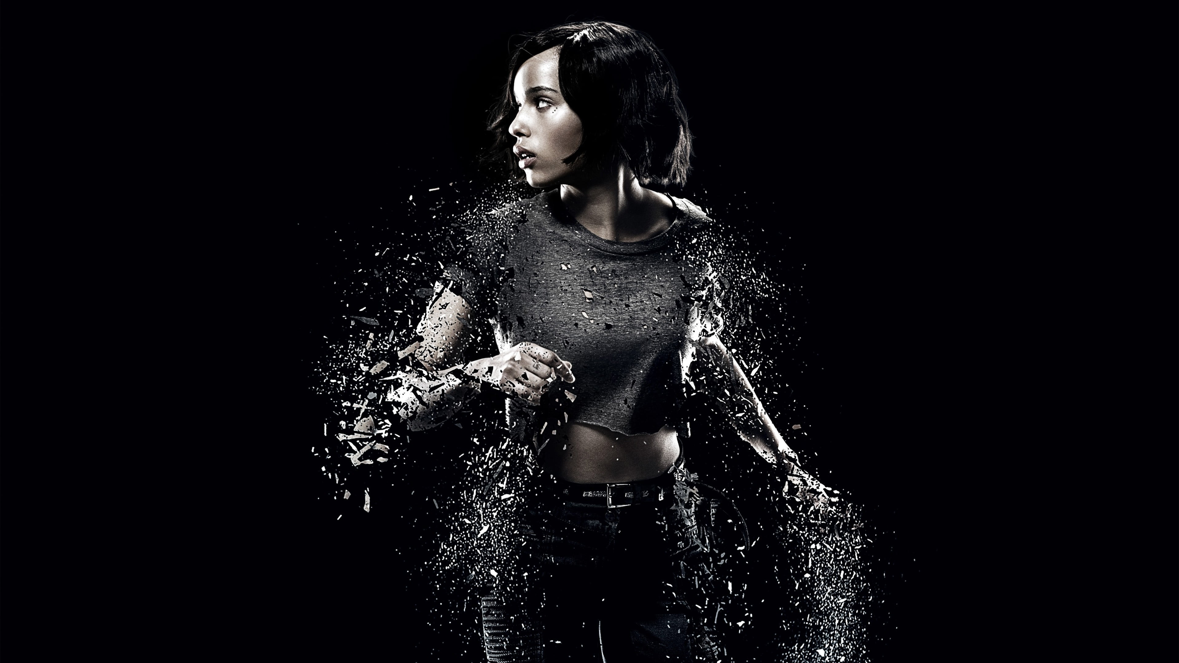 women actress celebrity Zo Kravitz one person studio shot 2k