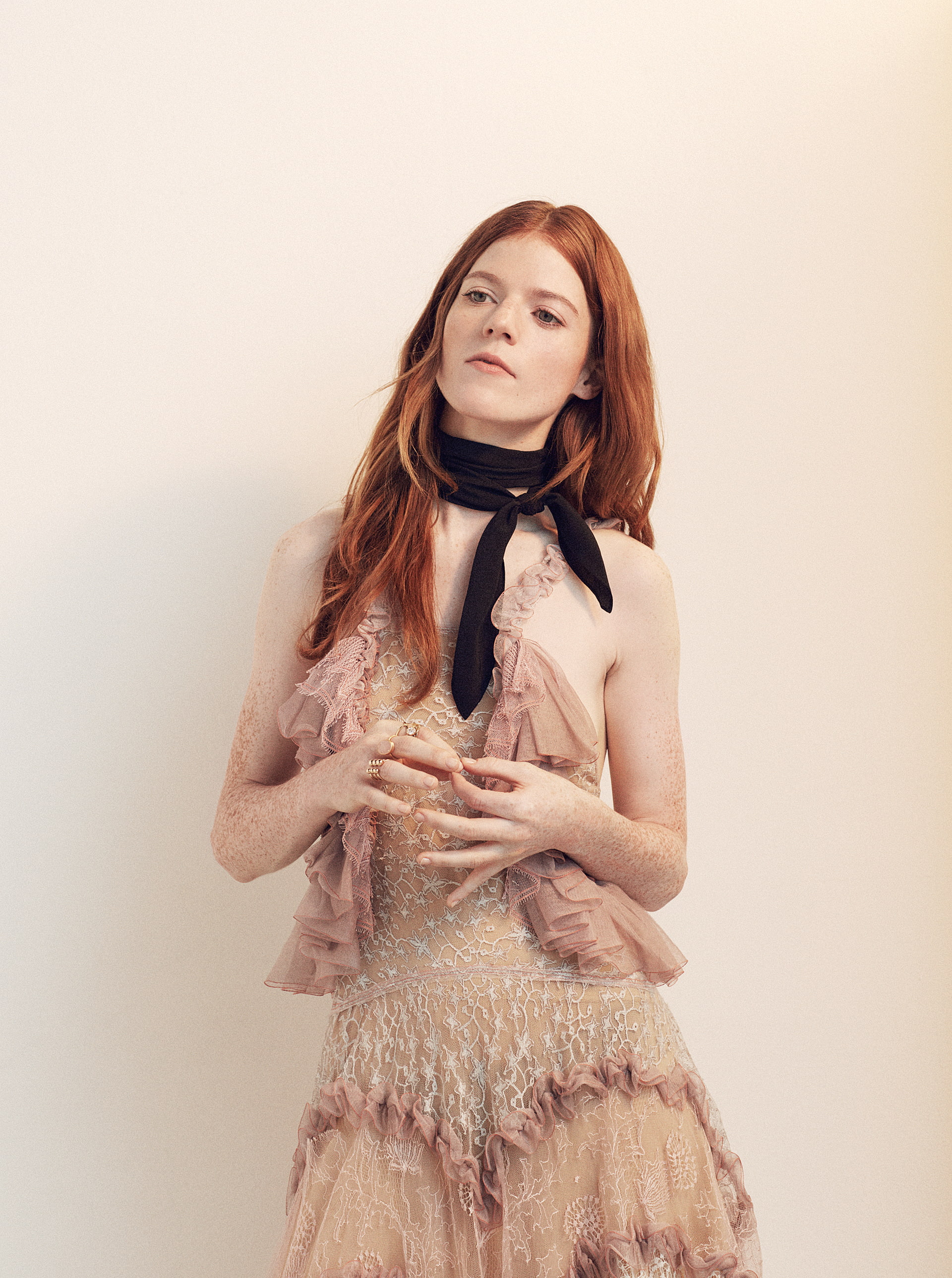 women actress Rose Leslie redhead
