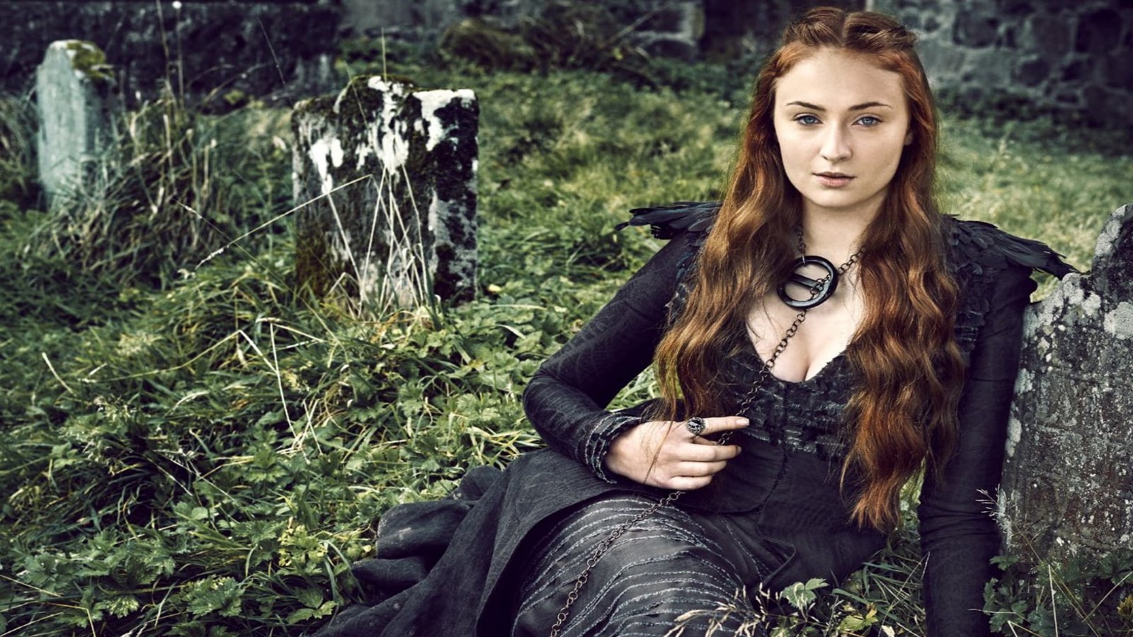 women's black dress Sophie Turner actress upscaled clothing
