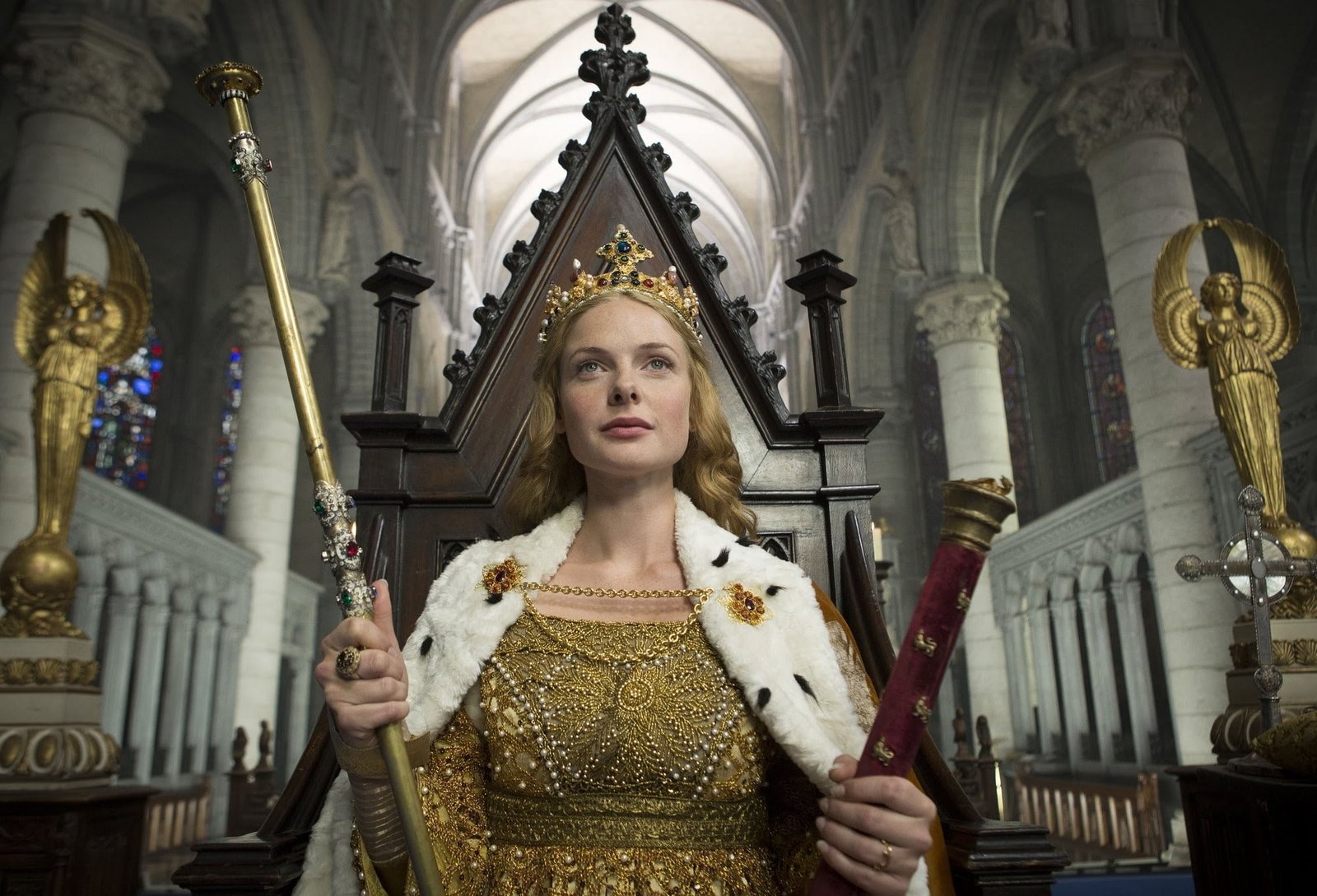 women Rebecca Ferguson blonde The White Queen actress scepters 2k
