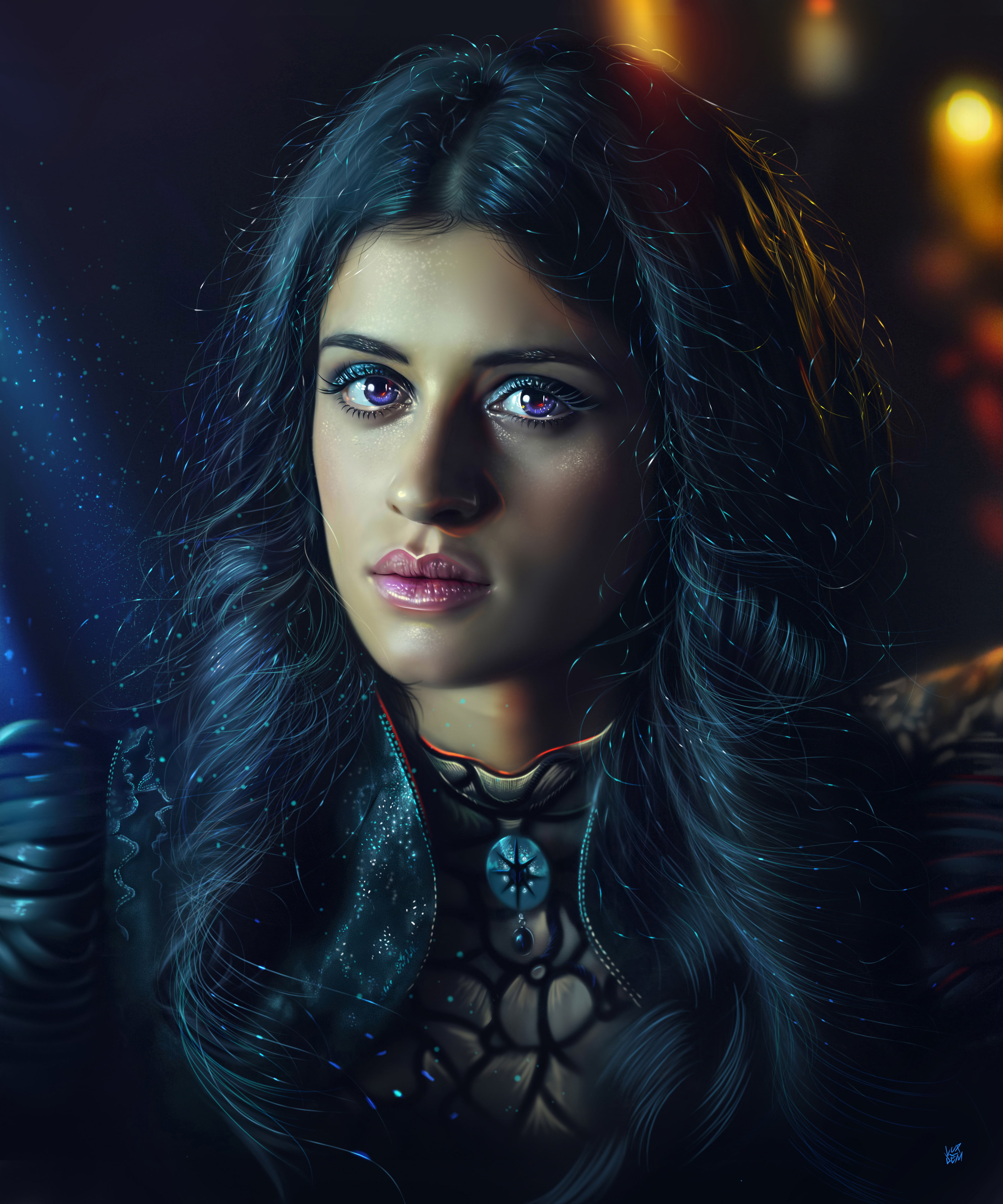 Ya ar Vurdem artwork Yennefer Anya Chalotra The Witcher TV Series 2k