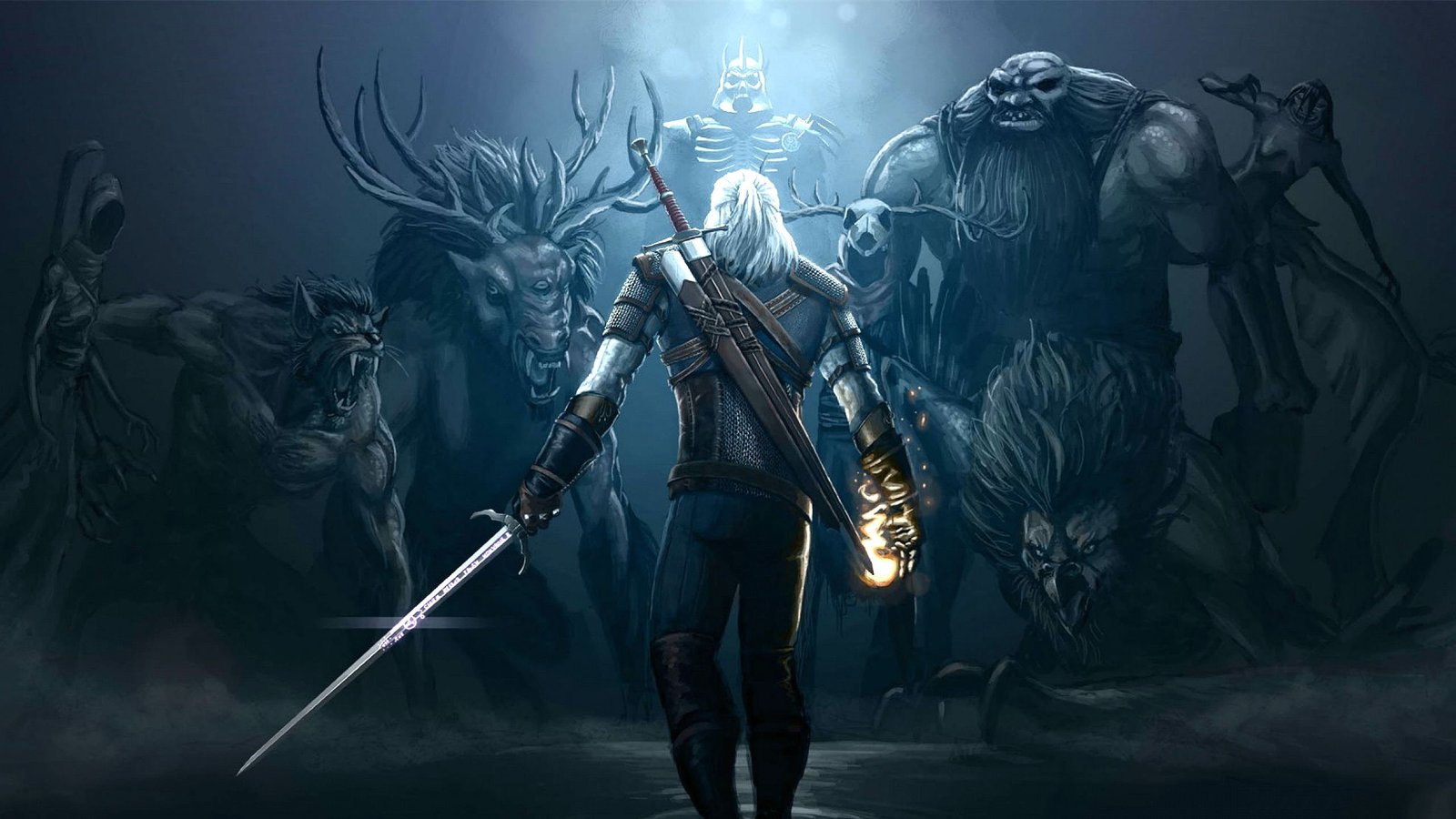 3 action Dark fantasy Fighting Hunt warrior wild Witcher 2k