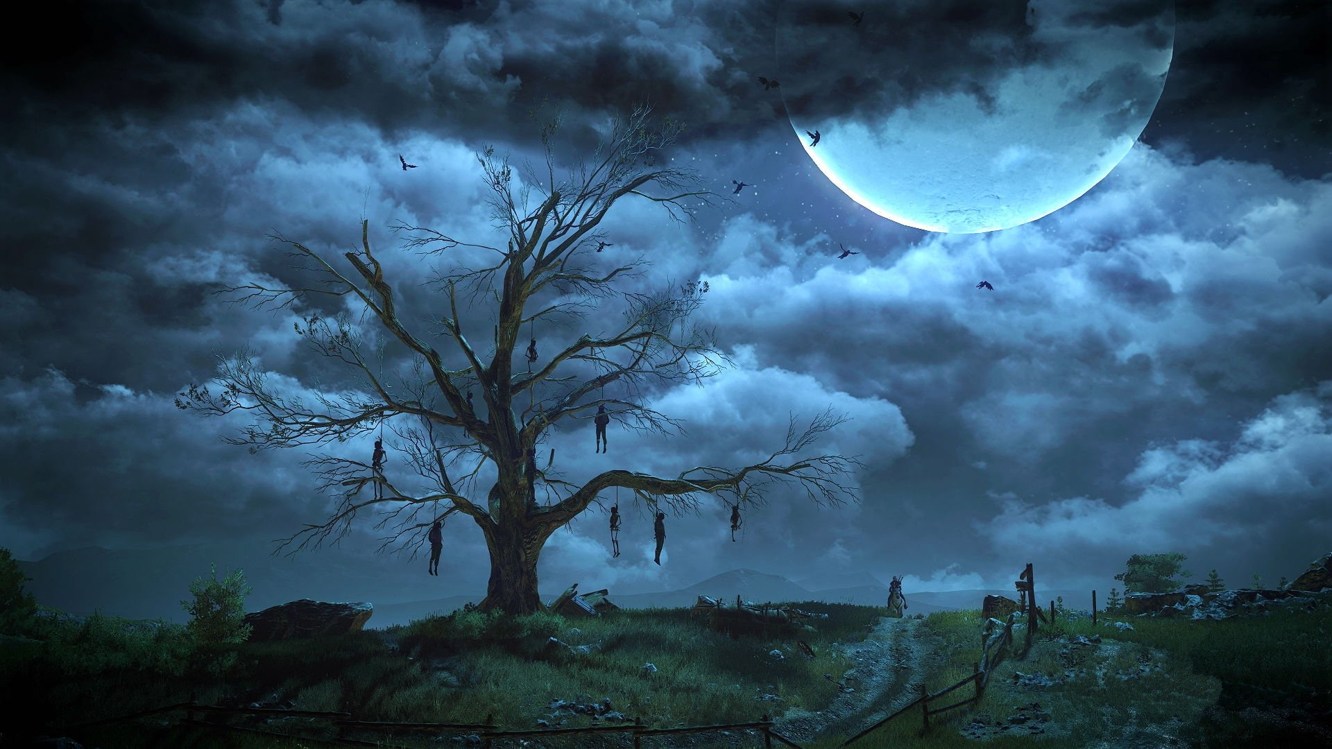 3 action Dark fantasy Fighting Hunt warrior wild Witcher 2k