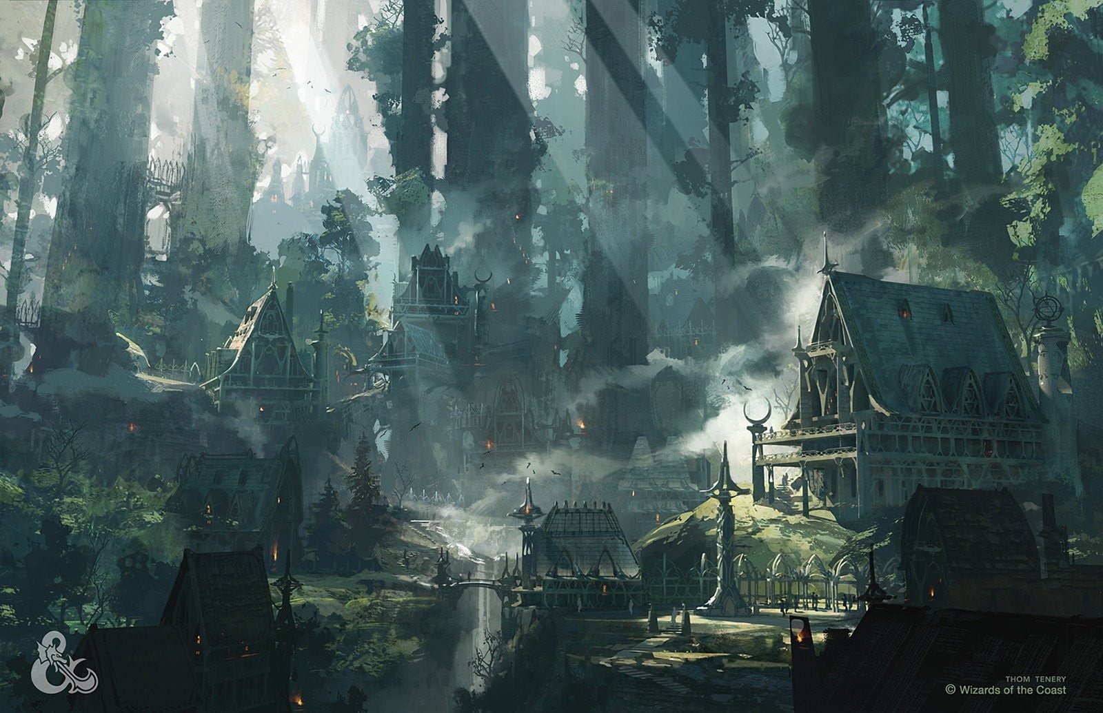 Video game wallpaper artwork digital art concept Dungeons amp; Dragons 2k